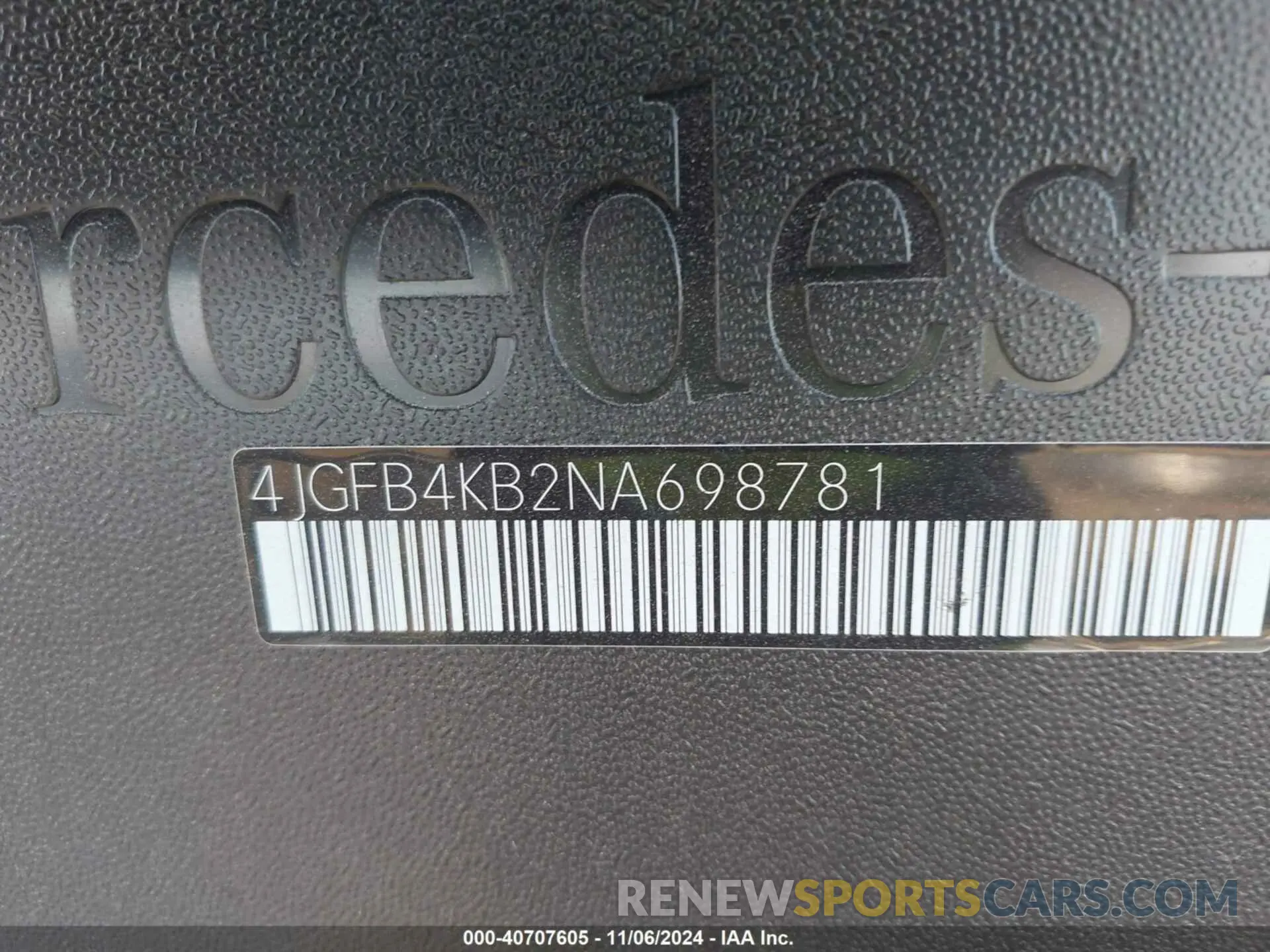 9 Photograph of a damaged car 4JGFB4KB2NA698781 MERCEDES-BENZ GLE 2022