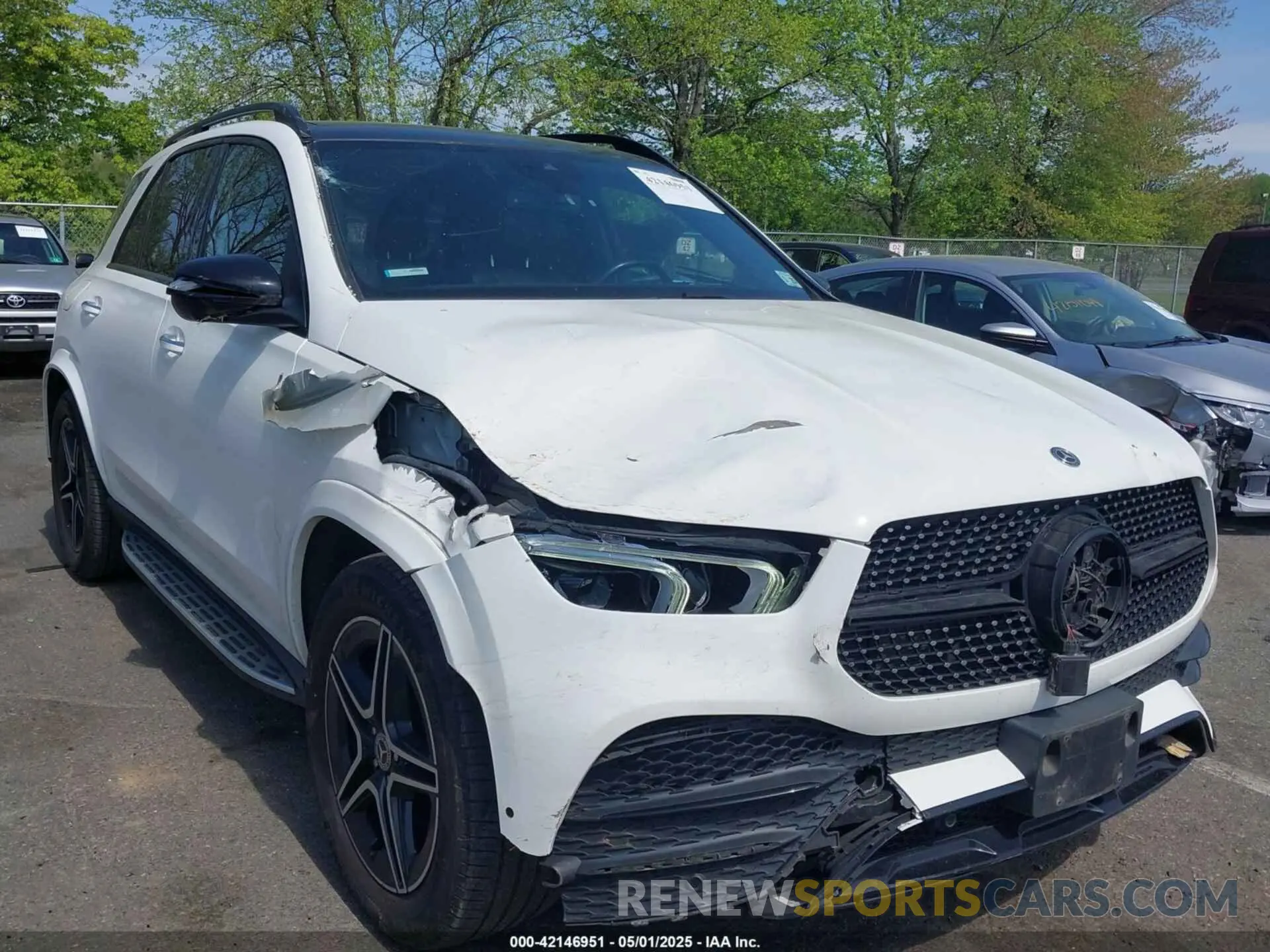 1 Photograph of a damaged car 4JGFB4KB2LA172745 MERCEDES-BENZ GLE 350 2020