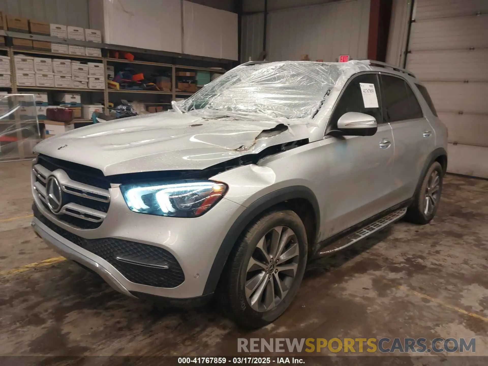 2 Photograph of a damaged car 4JGFB4KB3LA086666 MERCEDES-BENZ GLE 350 2020