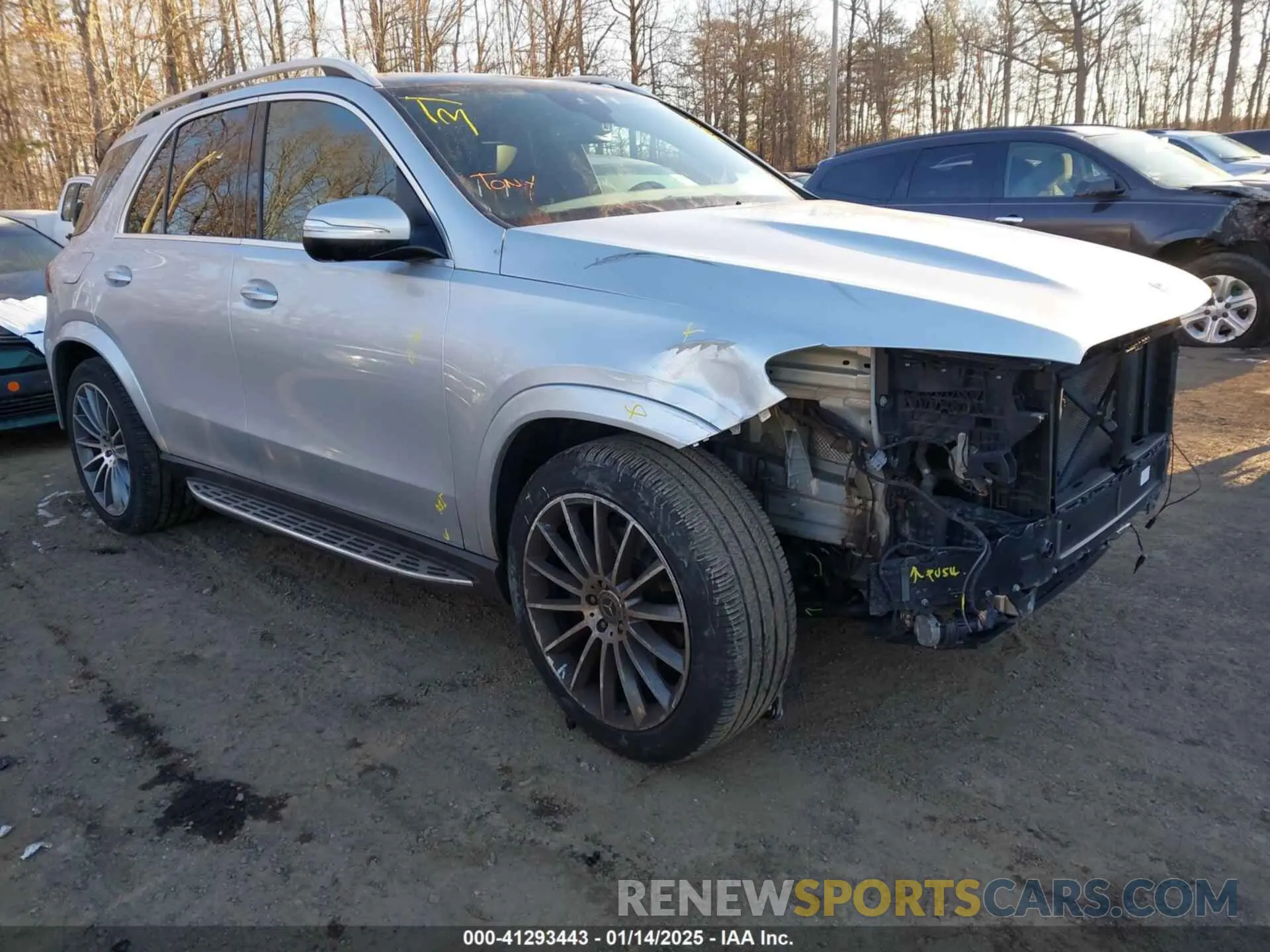 1 Photograph of a damaged car 4JGFB4KB7LA153477 MERCEDES-BENZ GLE 350 2020
