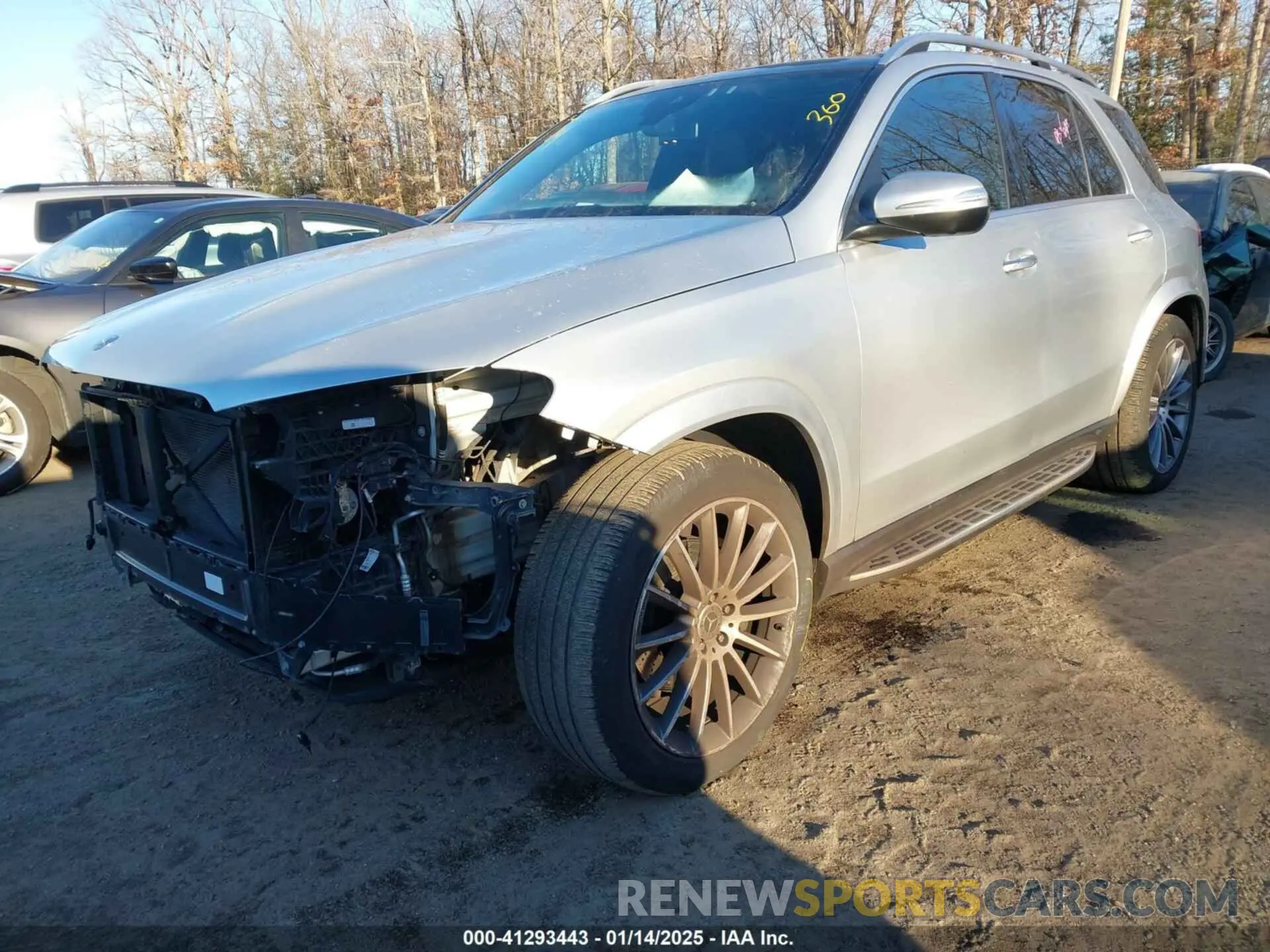 2 Photograph of a damaged car 4JGFB4KB7LA153477 MERCEDES-BENZ GLE 350 2020