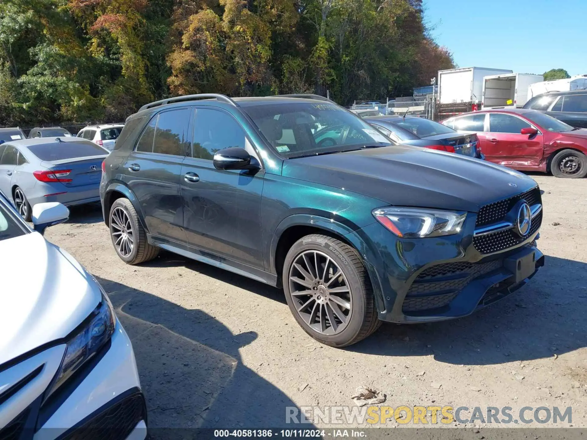 1 Photograph of a damaged car 4JGFB4KB8LA214643 MERCEDES-BENZ GLE 350 2020
