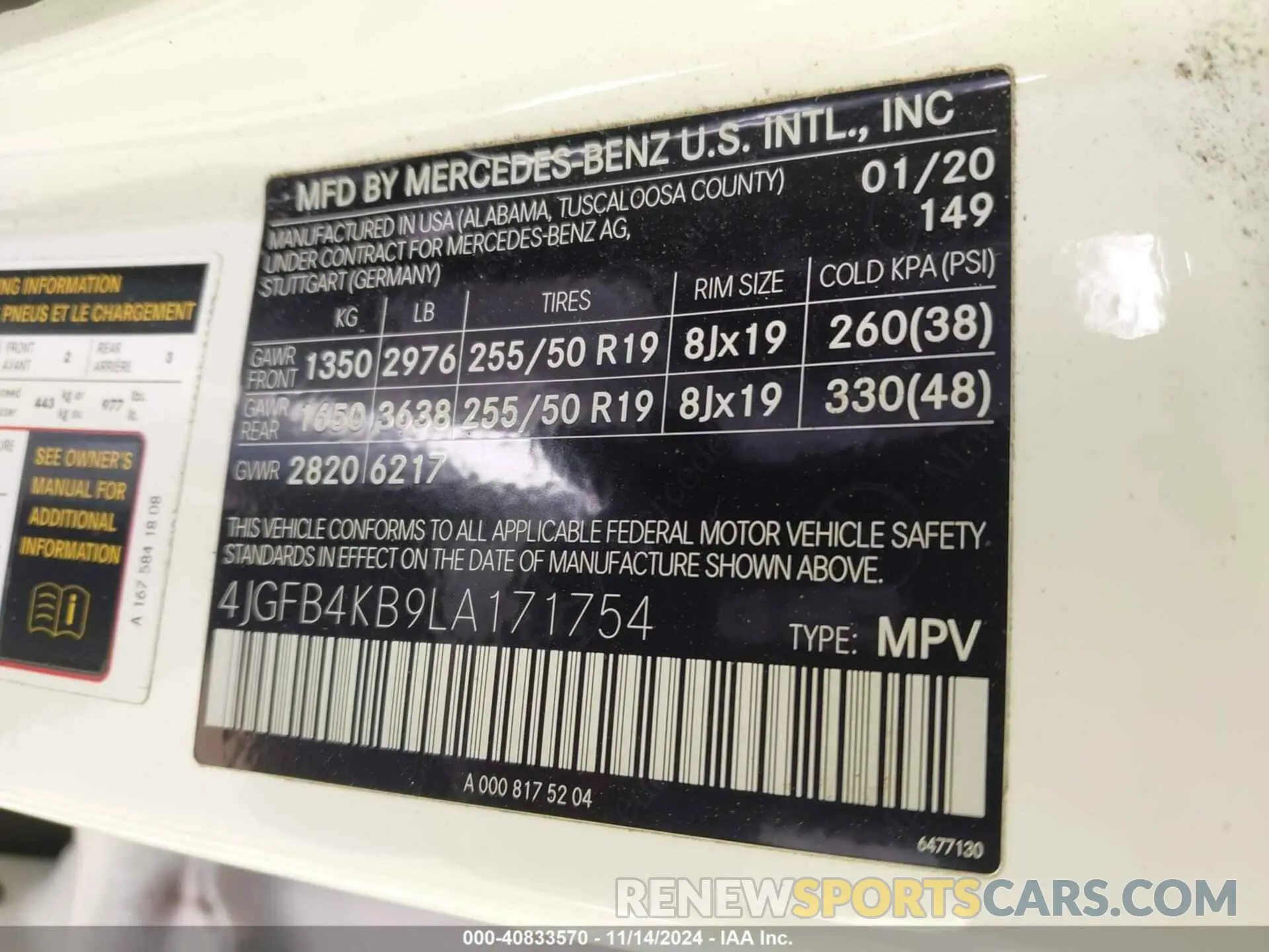 9 Photograph of a damaged car 4JGFB4KB9LA171754 MERCEDES-BENZ GLE 350 2020