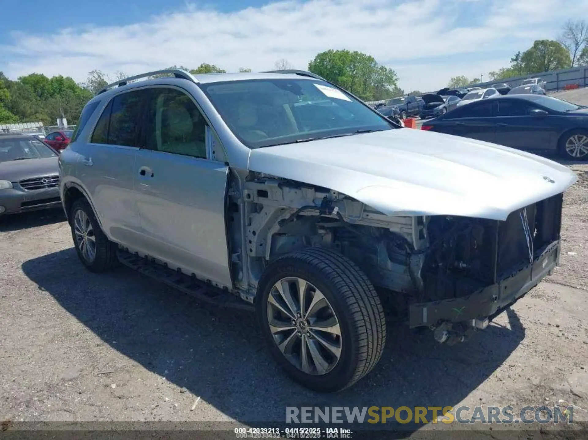 1 Photograph of a damaged car 4JGFB4KE0LA031263 MERCEDES-BENZ GLE 350 2020