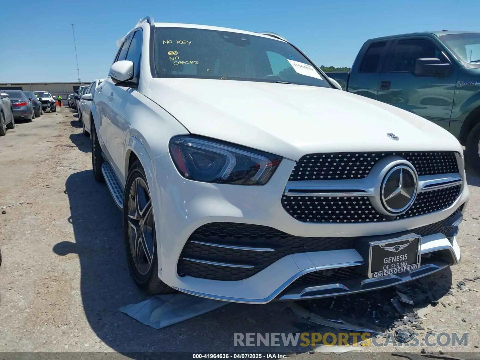 1 Photograph of a damaged car 4JGFB4JB0MA482704 MERCEDES-BENZ GLE 350 2021