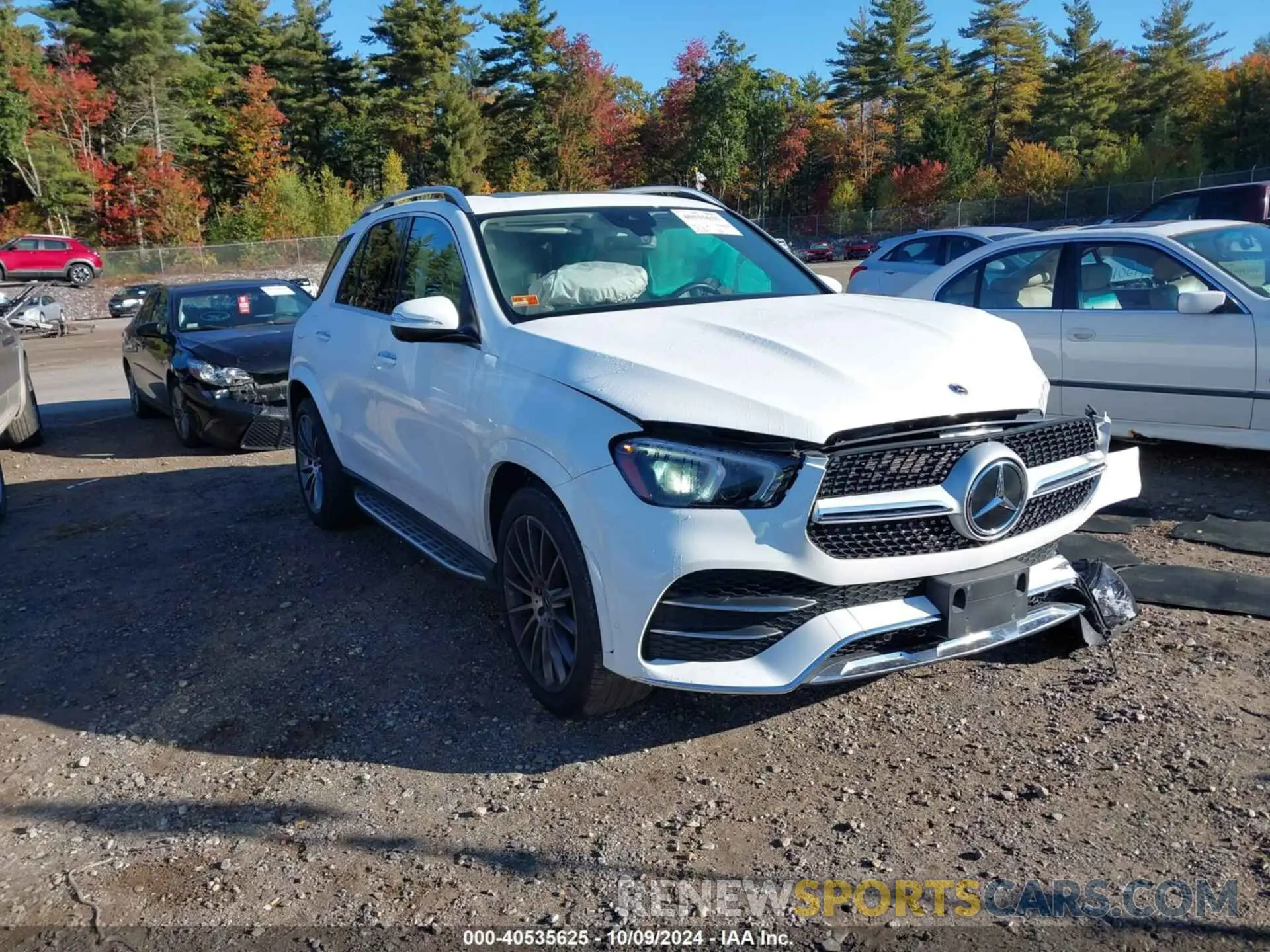 1 Photograph of a damaged car 4JGFB4KB6MA520273 MERCEDES-BENZ GLE 350 2021