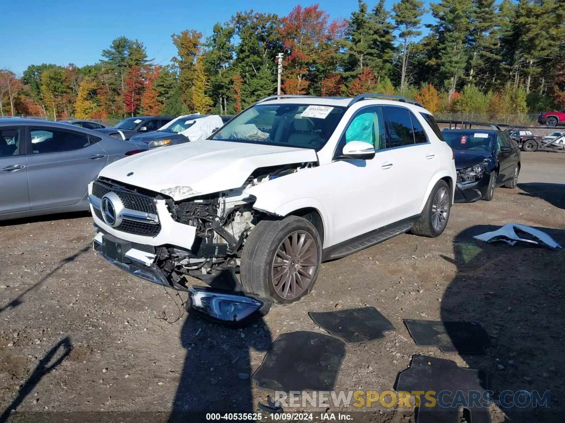 2 Photograph of a damaged car 4JGFB4KB6MA520273 MERCEDES-BENZ GLE 350 2021