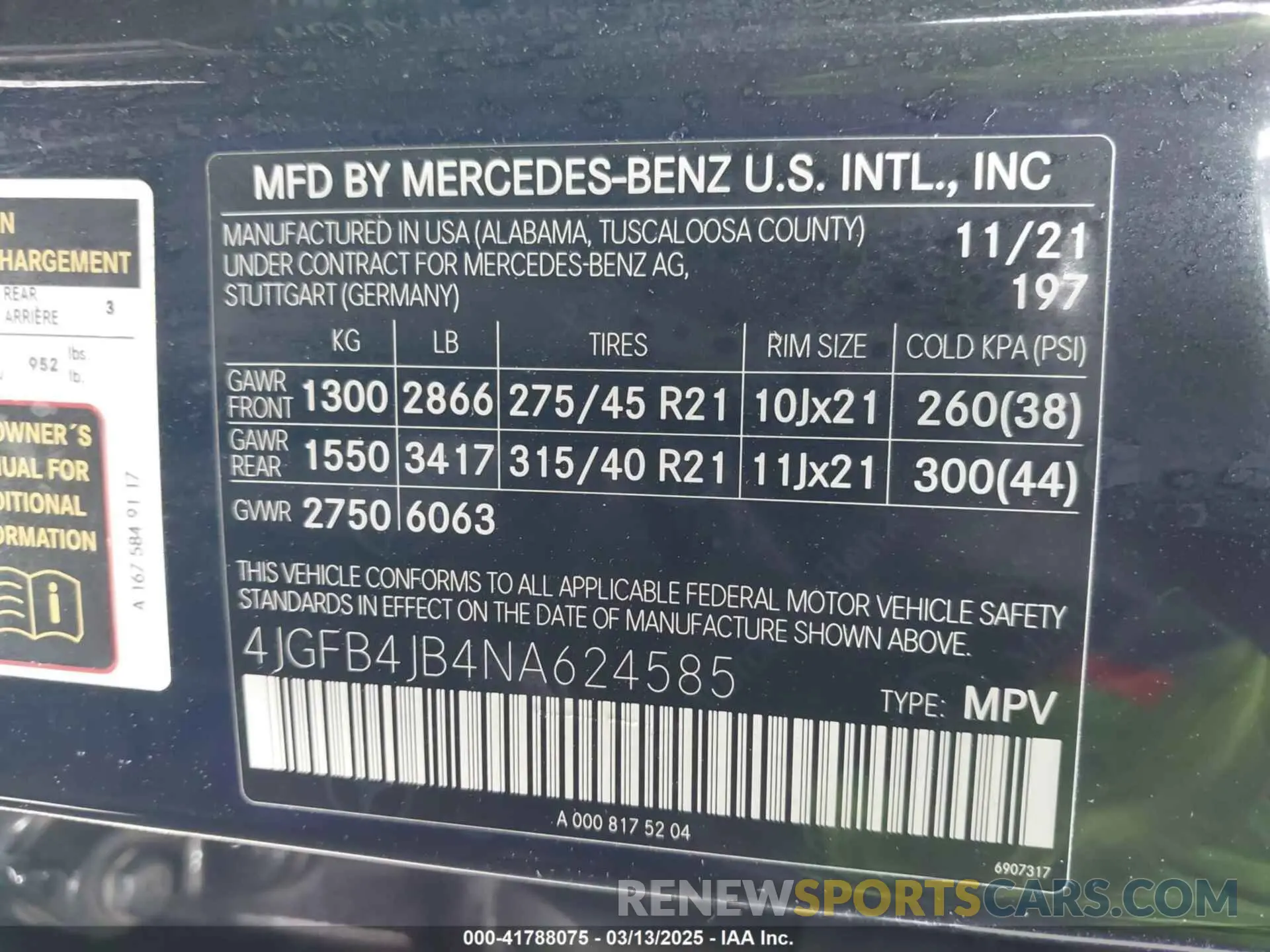 9 Photograph of a damaged car 4JGFB4JB4NA624585 MERCEDES-BENZ GLE 350 2022
