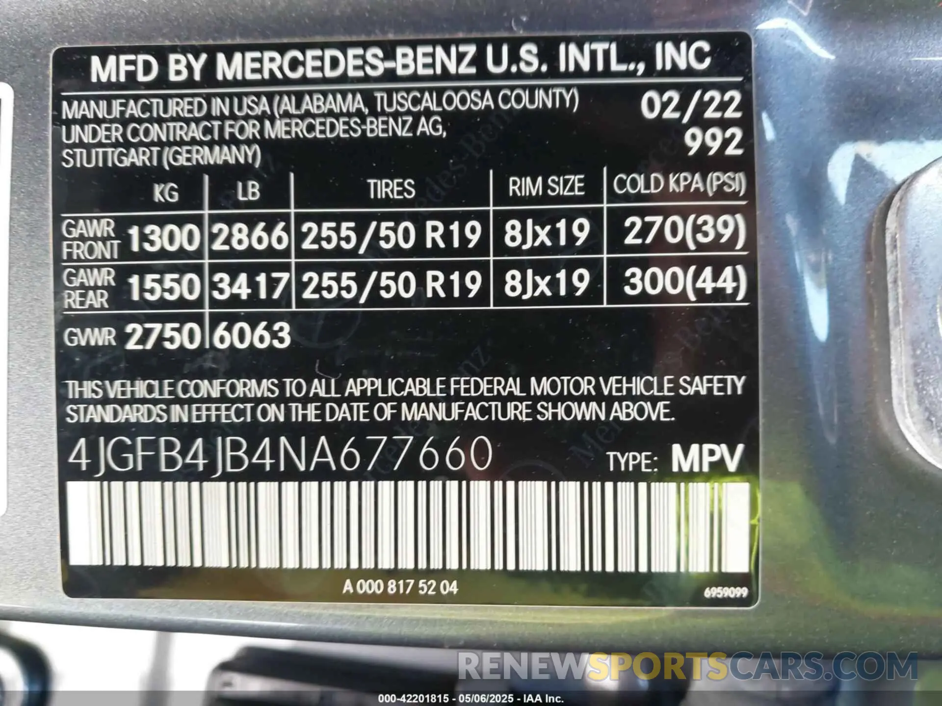 9 Фотография поврежденного автомобиля 4JGFB4JB4NA677660 MERCEDES-BENZ GLE 350 2022