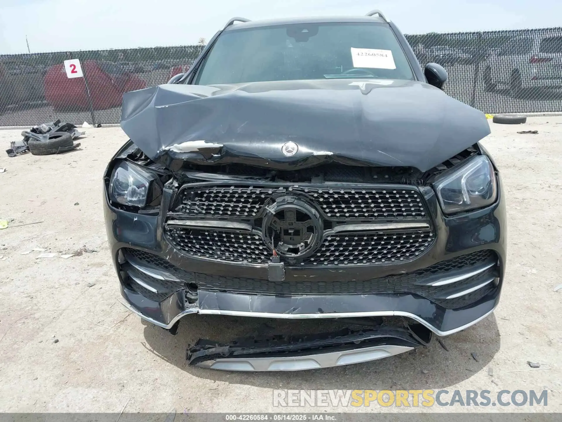 6 Photograph of a damaged car 4JGFB4JB9NA598372 MERCEDES-BENZ GLE 350 2022