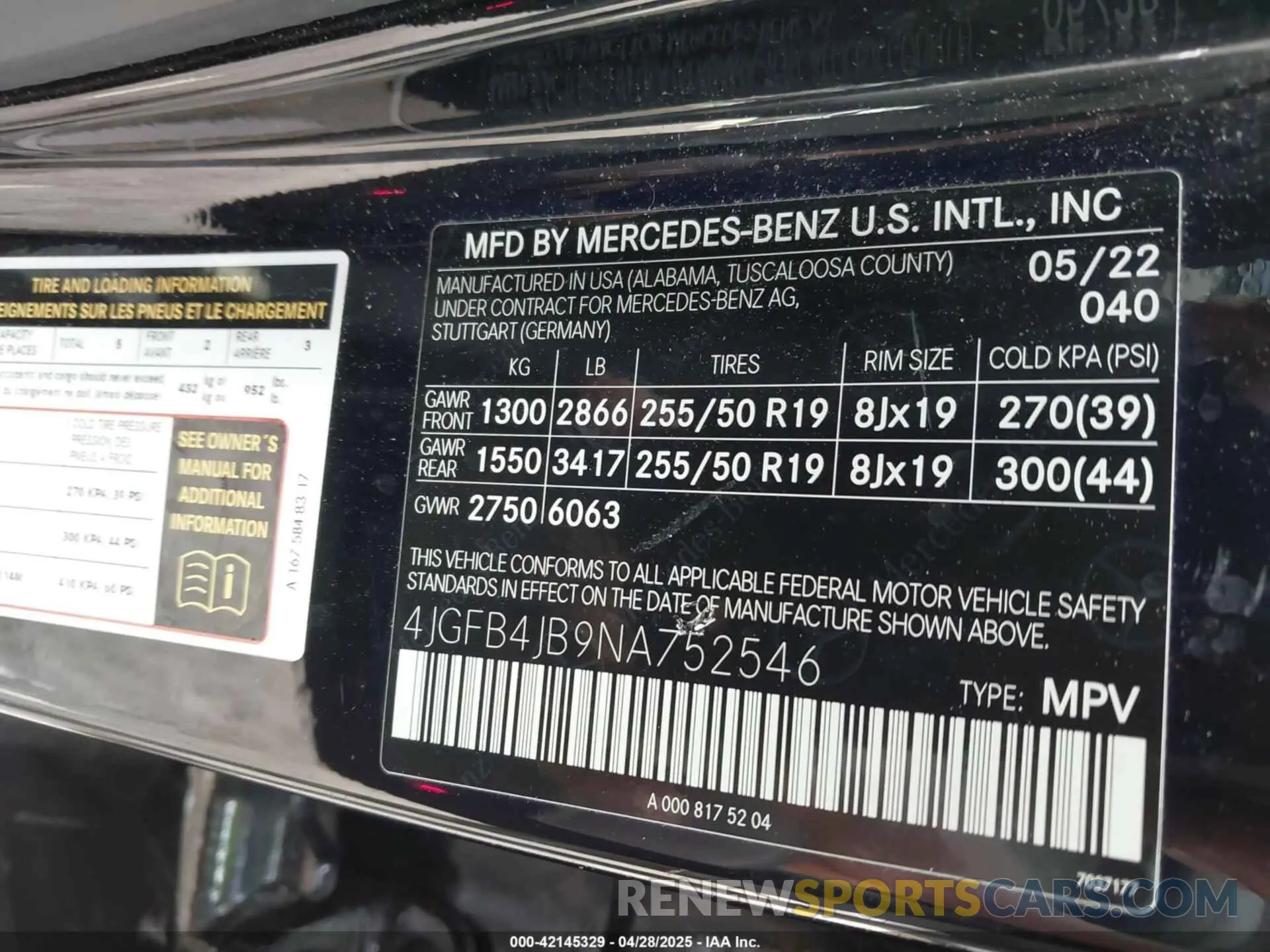 9 Фотография поврежденного автомобиля 4JGFB4JB9NA752546 MERCEDES-BENZ GLE 350 2022