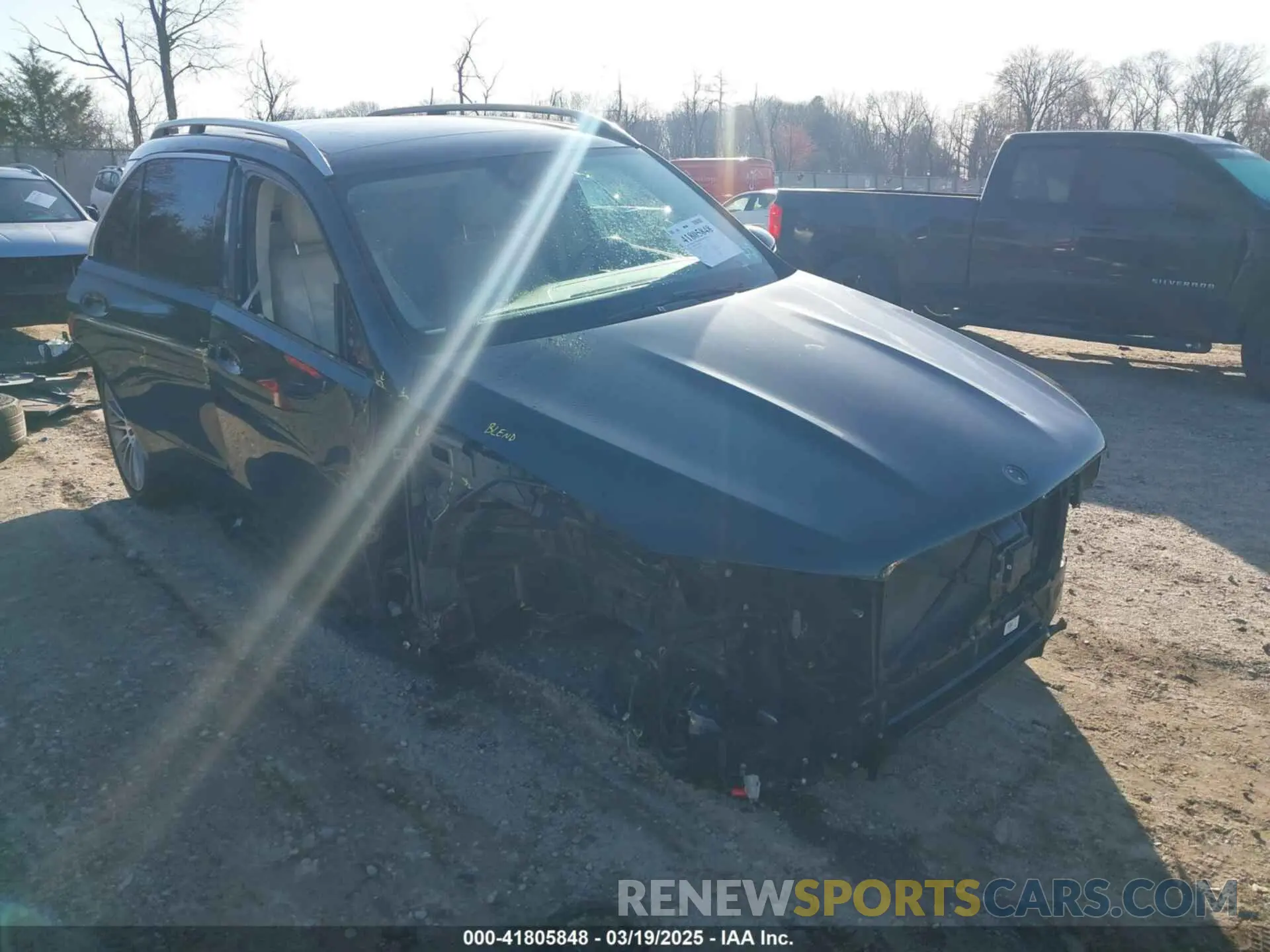 1 Photograph of a damaged car 4JGFB4KB3NA646818 MERCEDES-BENZ GLE 350 2022