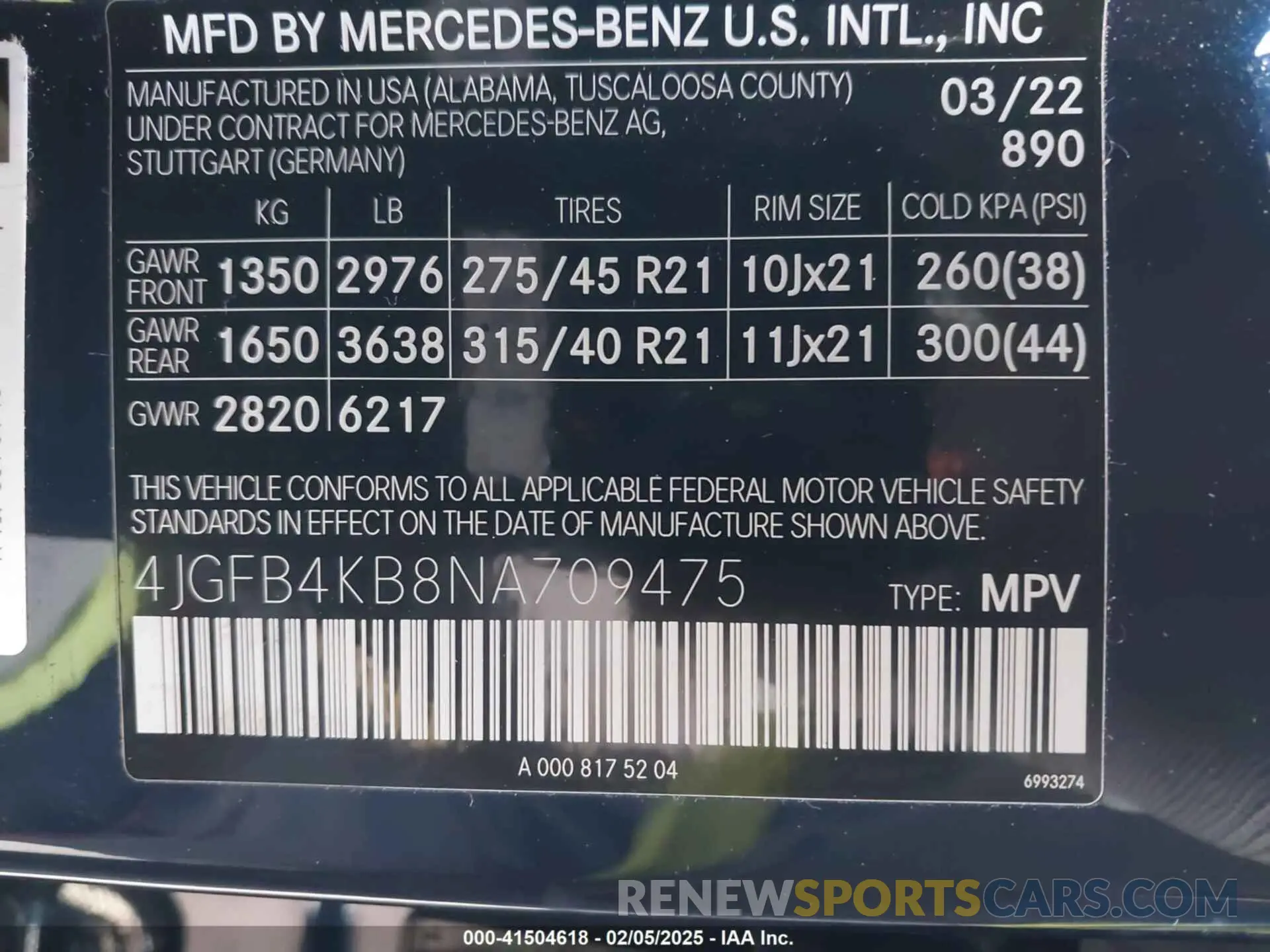 9 Фотография поврежденного автомобиля 4JGFB4KB8NA709475 MERCEDES-BENZ GLE 350 2022