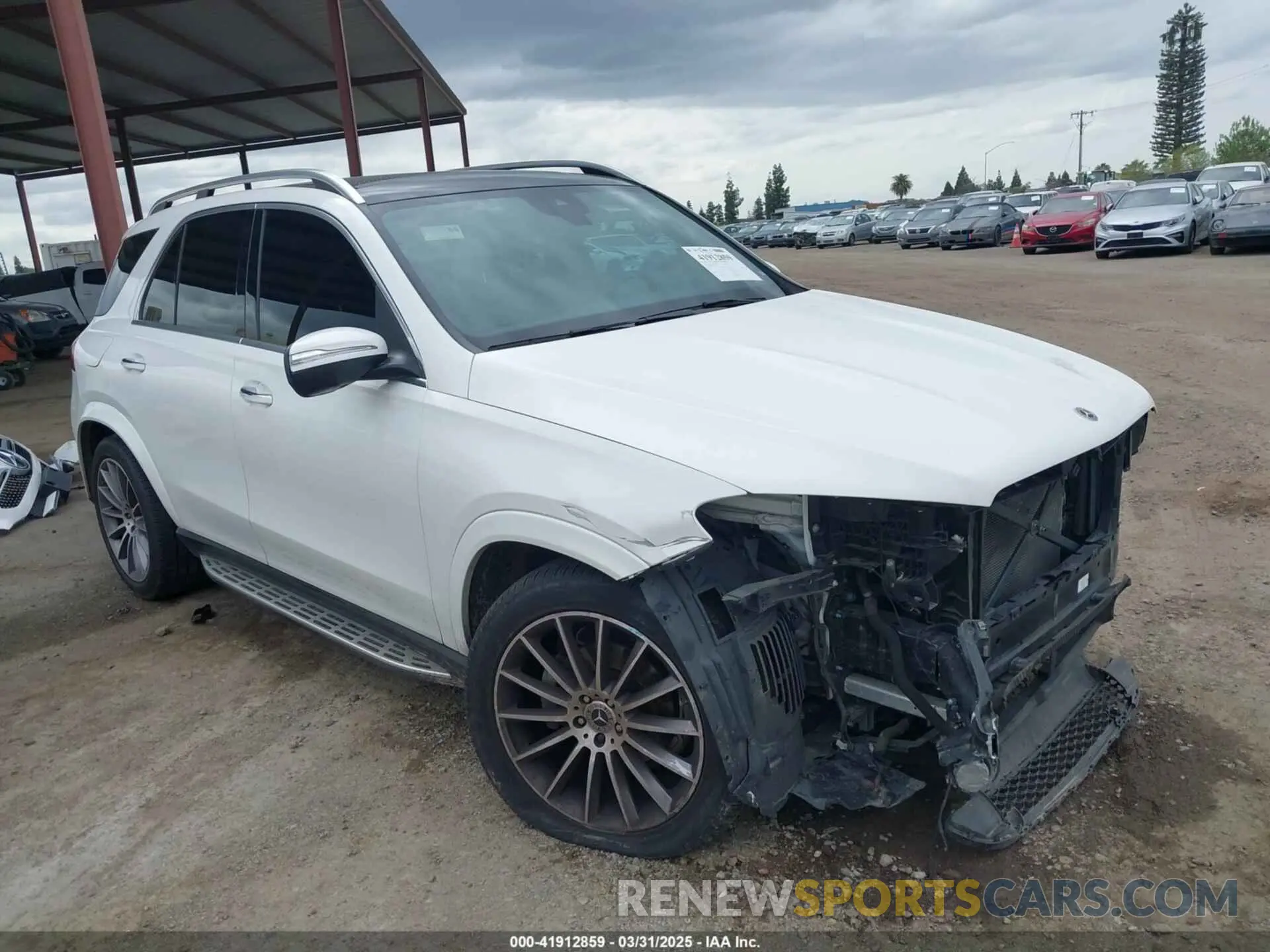 1 Photograph of a damaged car 4JGFB4KB9NA736703 MERCEDES-BENZ GLE 350 2022