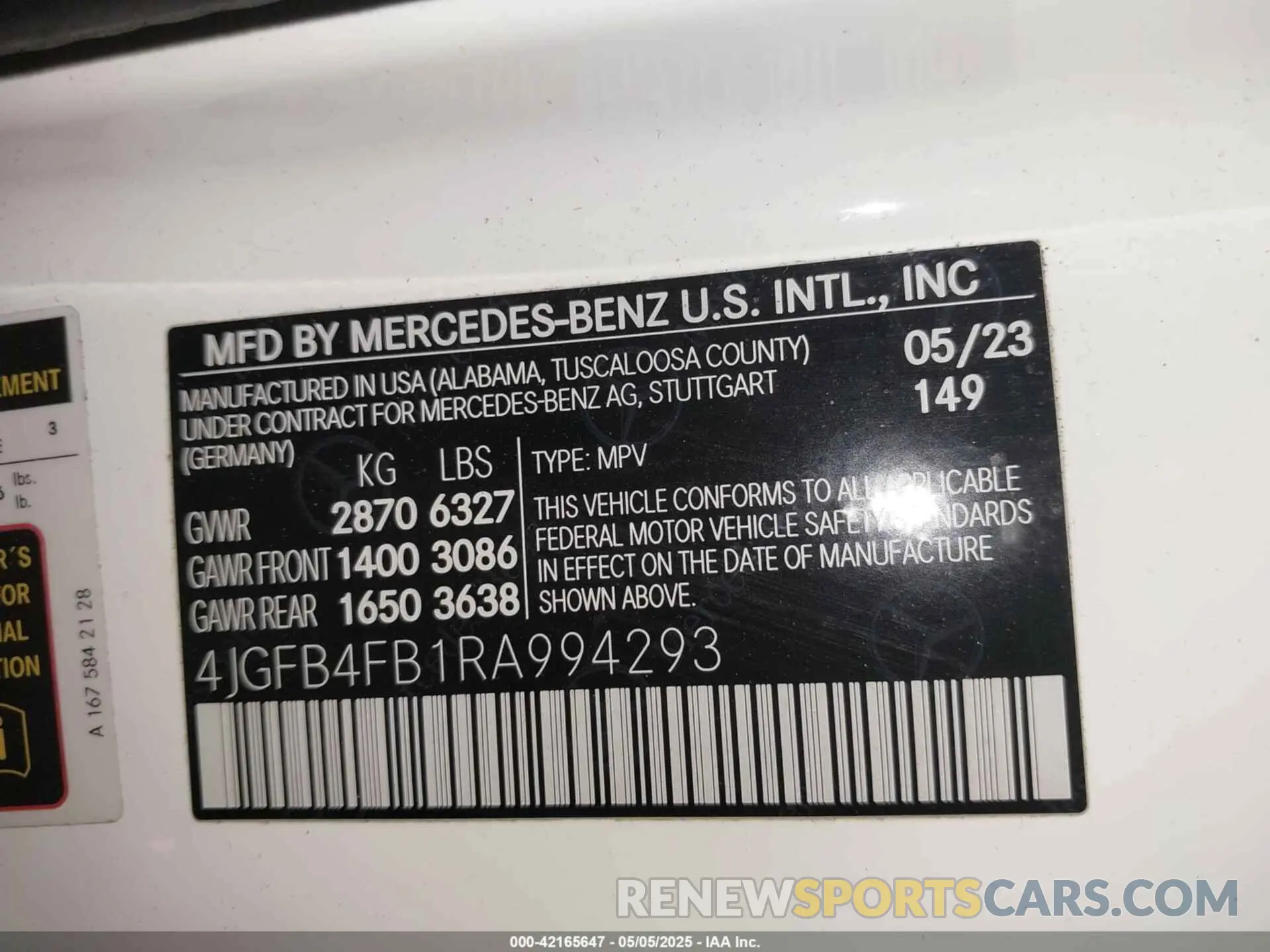 9 Photograph of a damaged car 4JGFB4FB1RA994293 MERCEDES-BENZ GLE 350 2024