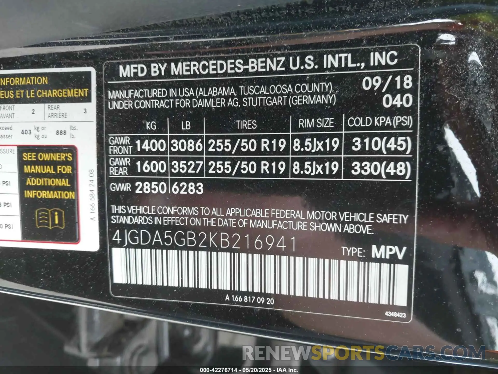9 Фотография поврежденного автомобиля 4JGDA5GB2KB216941 MERCEDES-BENZ GLE 400 2019