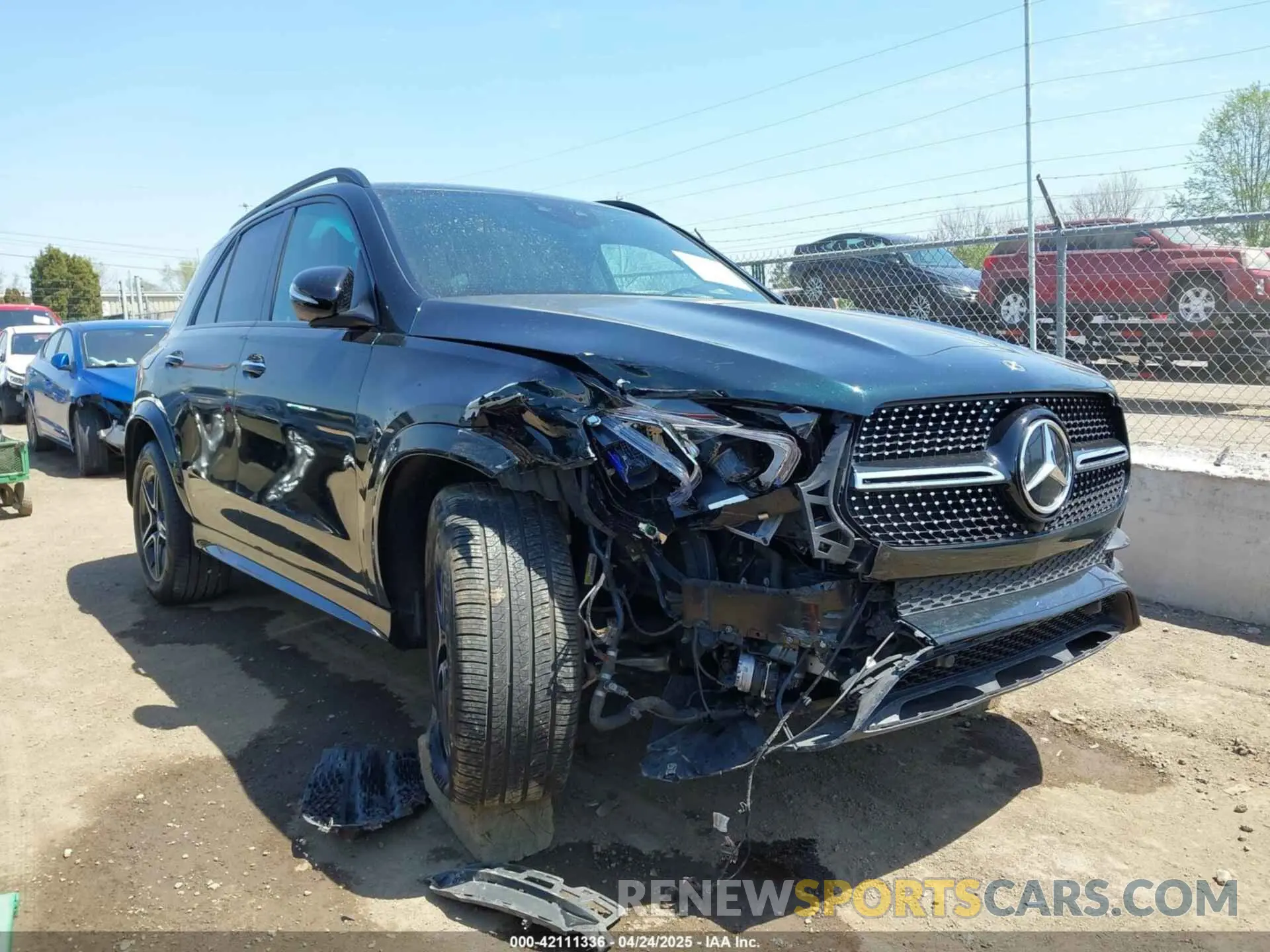 1 Photograph of a damaged car 4JGFB5KB4LA053214 MERCEDES-BENZ GLE 450 2020