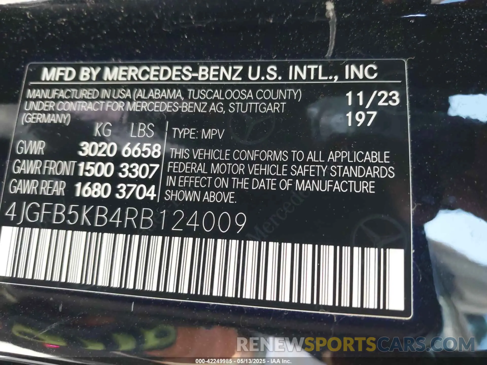 9 Фотография поврежденного автомобиля 4JGFB5KB4RB124009 MERCEDES-BENZ GLE 450 2024
