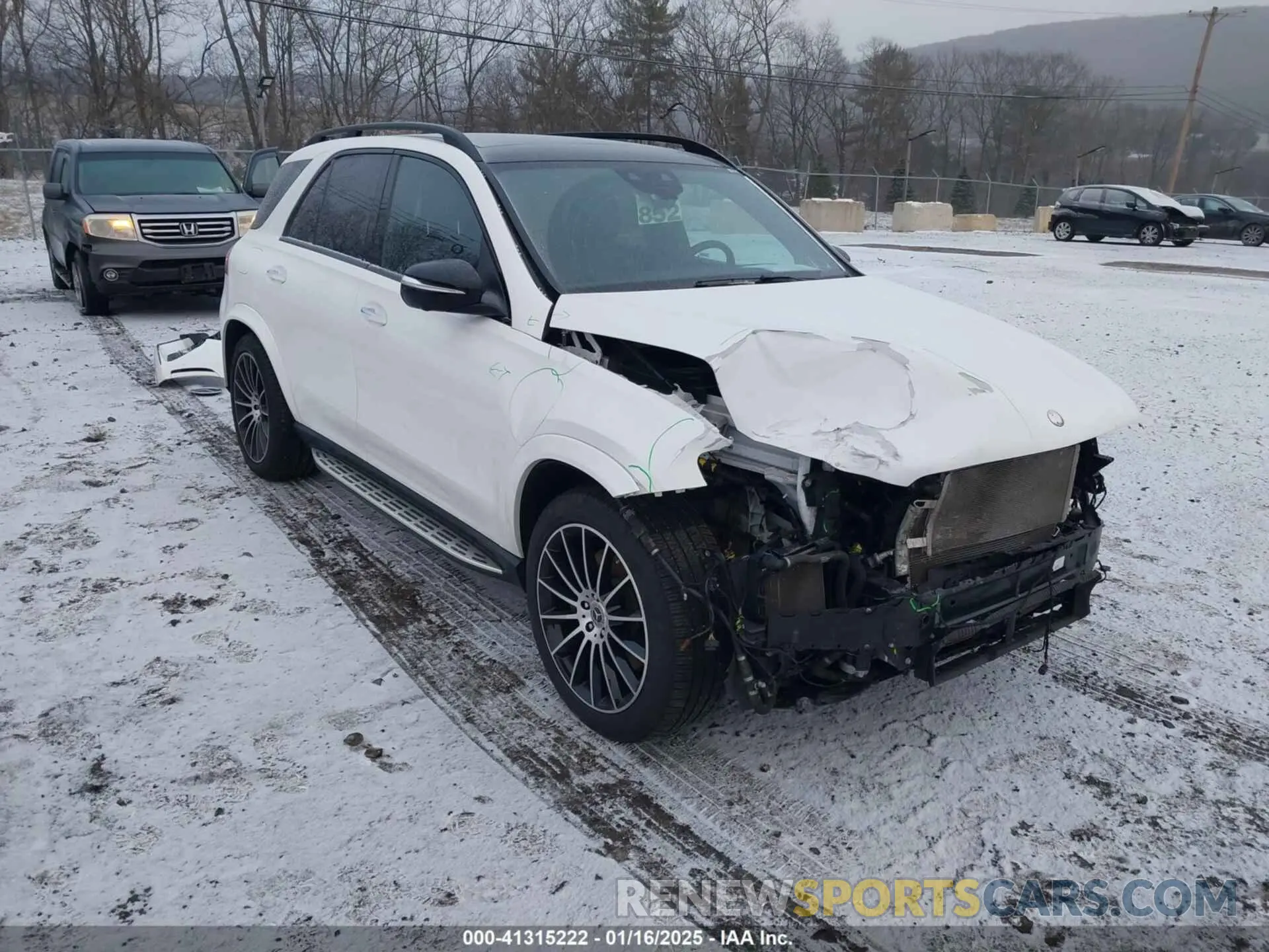 1 Photograph of a damaged car 4JGFB8GB2MA488860 MERCEDES-BENZ GLE 580 2021