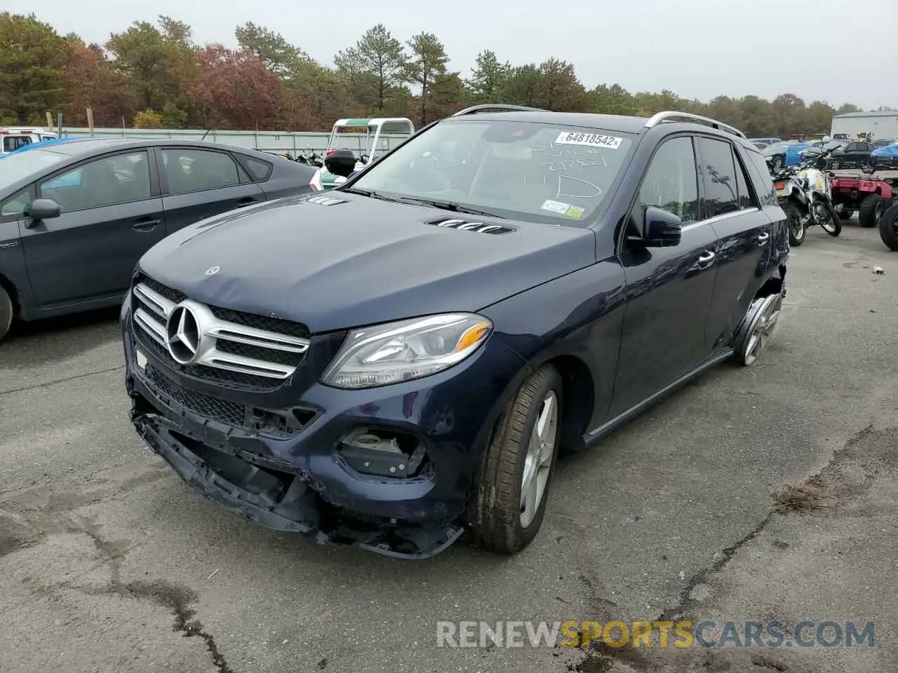 2 Фотография поврежденного автомобиля 4JGDA5GB5KB212821 MERCEDES-BENZ GLE-CLASS 2019