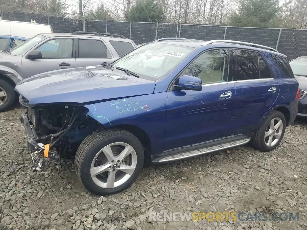 1 Photograph of a damaged car 4JGDA5GBXKB205962 MERCEDES-BENZ GLE-CLASS 2019