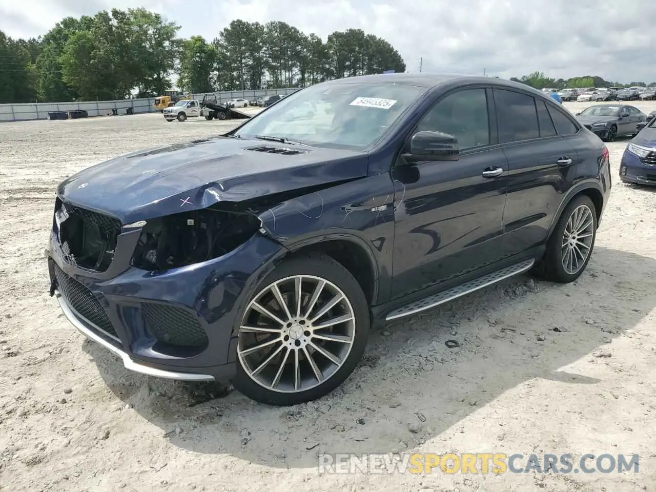 1 Photograph of a damaged car 4JGED6EB4KA134834 MERCEDES-BENZ GLE-CLASS 2019
