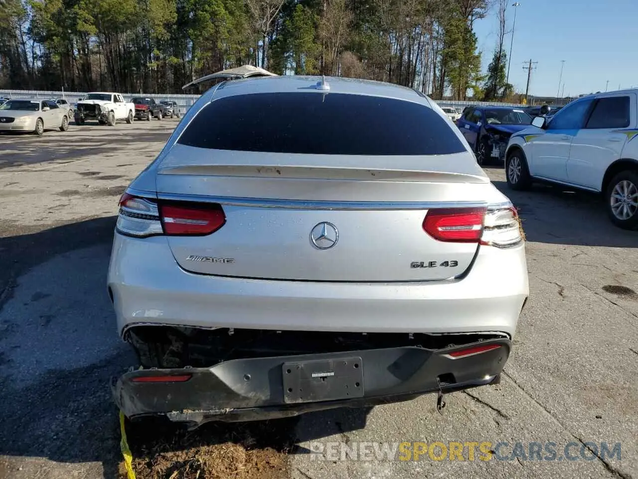 6 Photograph of a damaged car 4JGED6EB9KA153458 MERCEDES-BENZ GLE-CLASS 2019