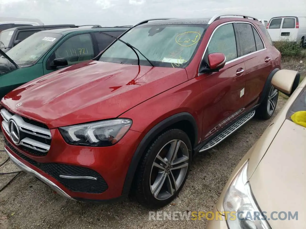 2 Фотография поврежденного автомобиля 4JGFB4JB1LA162189 MERCEDES-BENZ GLE-CLASS 2020