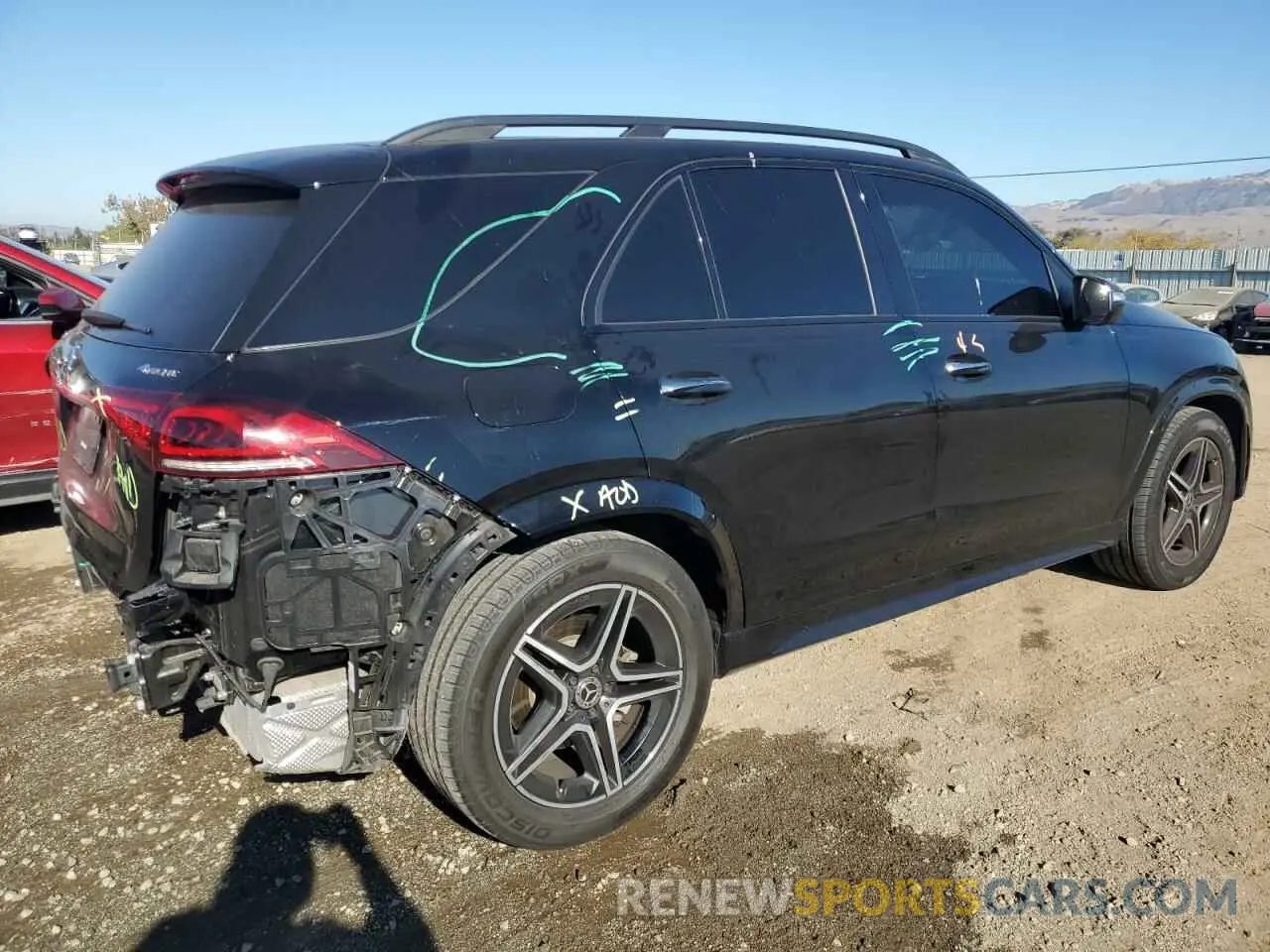 3 Фотография поврежденного автомобиля 4JGFB4KB2LA009190 MERCEDES-BENZ GLE-CLASS 2020