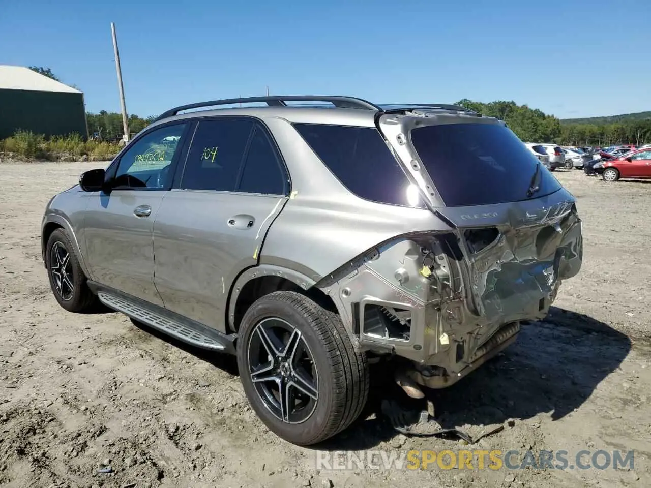 3 Photograph of a damaged car 4JGFB4KB3LA236842 MERCEDES-BENZ GLE-CLASS 2020