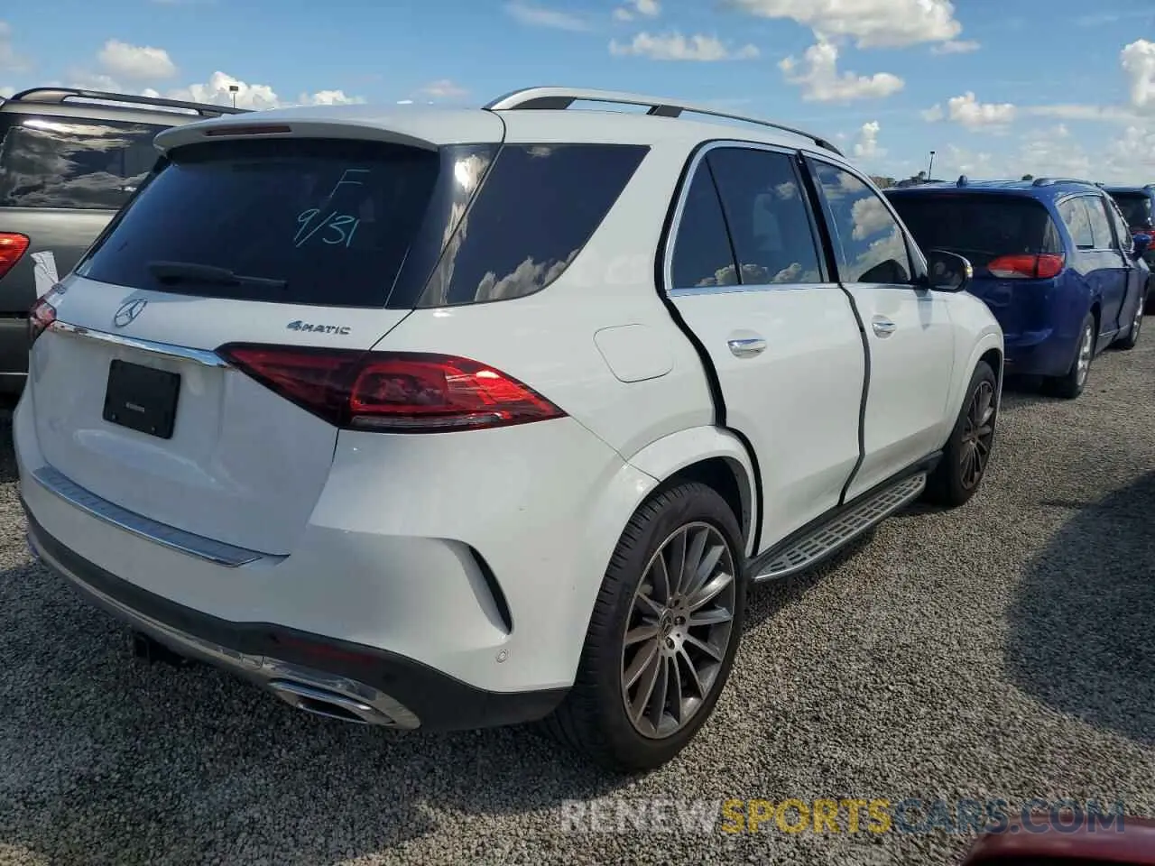 3 Photograph of a damaged car 4JGFB4KB7LA093815 MERCEDES-BENZ GLE-CLASS 2020