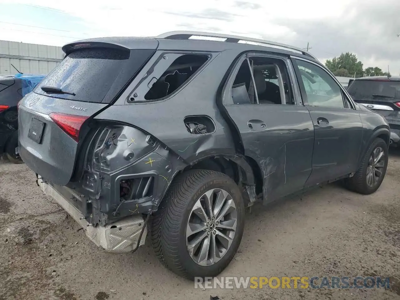 3 Фотография поврежденного автомобиля 4JGFB4KB9LA256125 MERCEDES-BENZ GLE-CLASS 2020