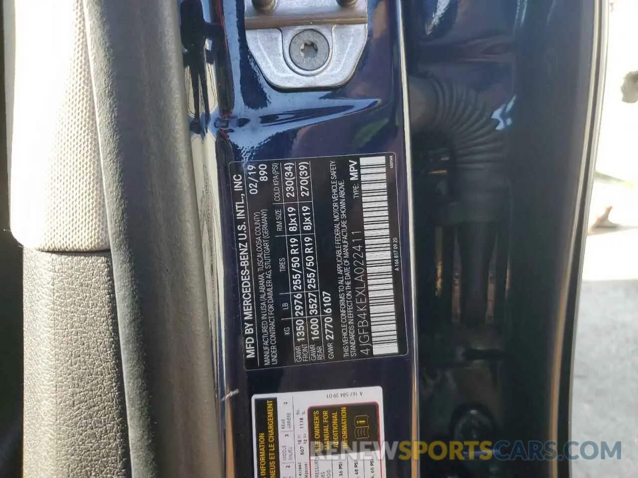 13 Фотография поврежденного автомобиля 4JGFB4KEXLA022411 MERCEDES-BENZ GLE-CLASS 2020