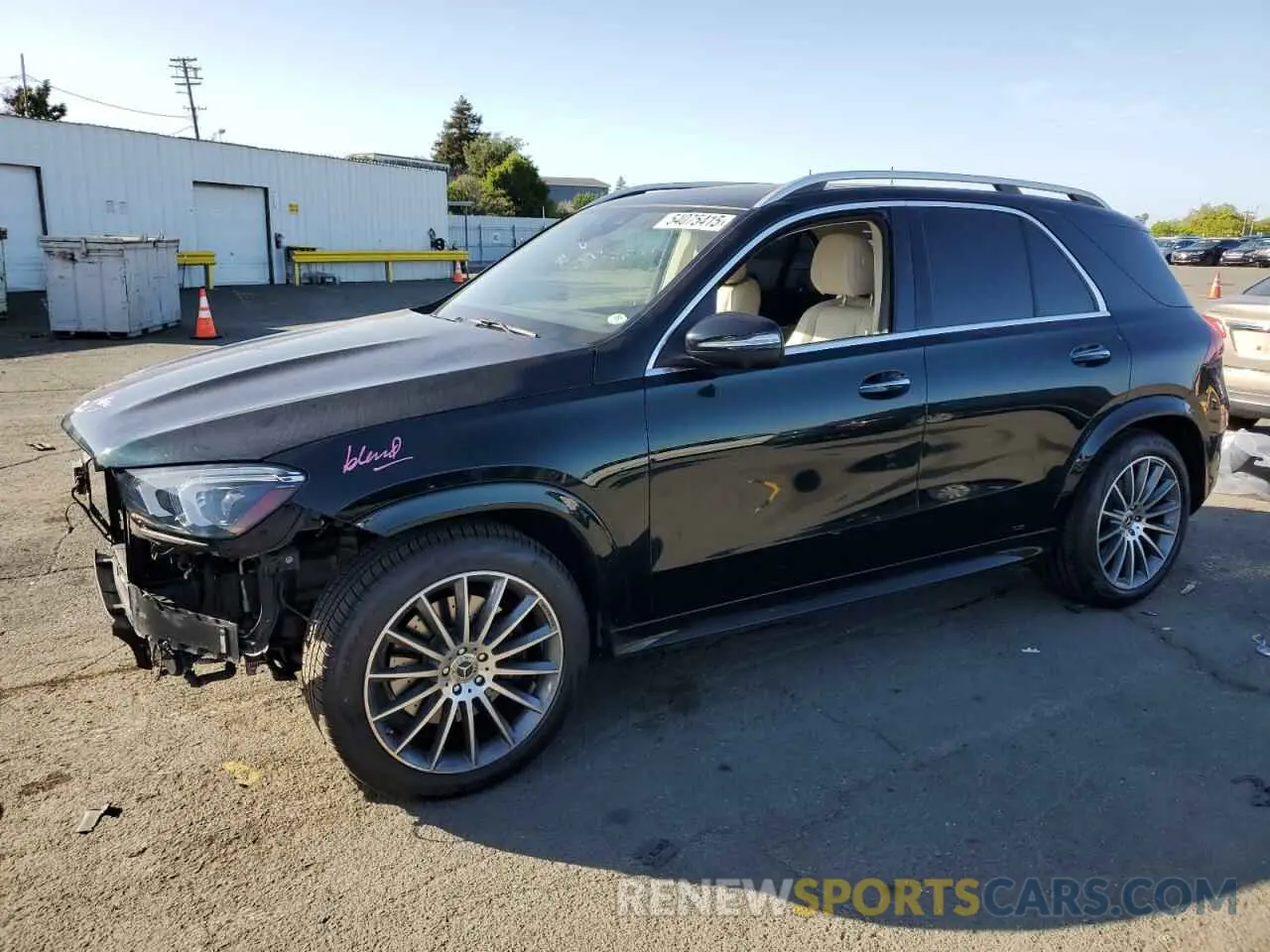 1 Photograph of a damaged car 4JGFB5KB0LA166996 MERCEDES-BENZ GLE-CLASS 2020