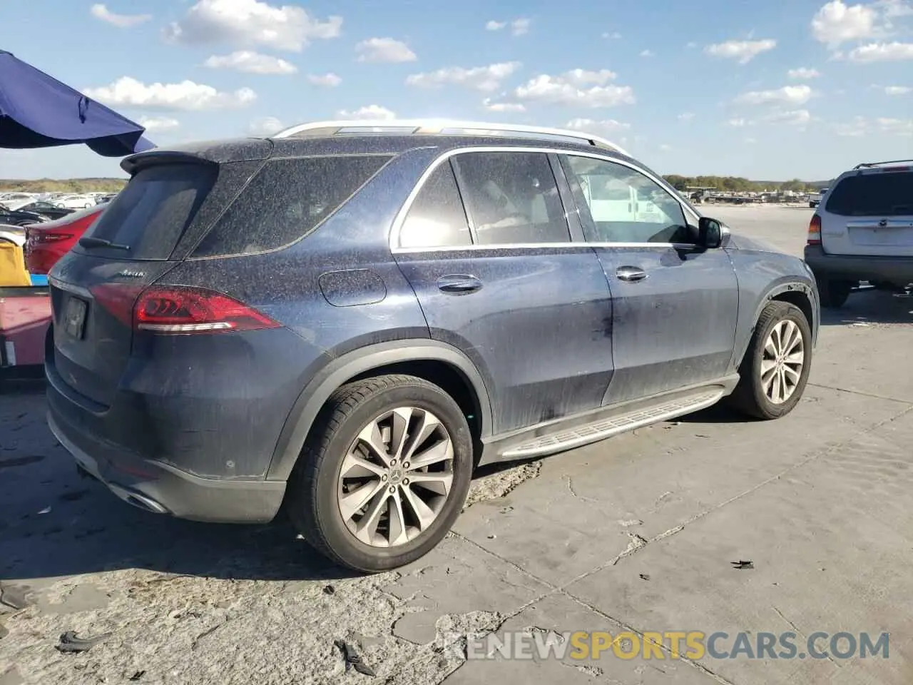 3 Фотография поврежденного автомобиля 4JGFB5KB4LA009150 MERCEDES-BENZ GLE-CLASS 2020