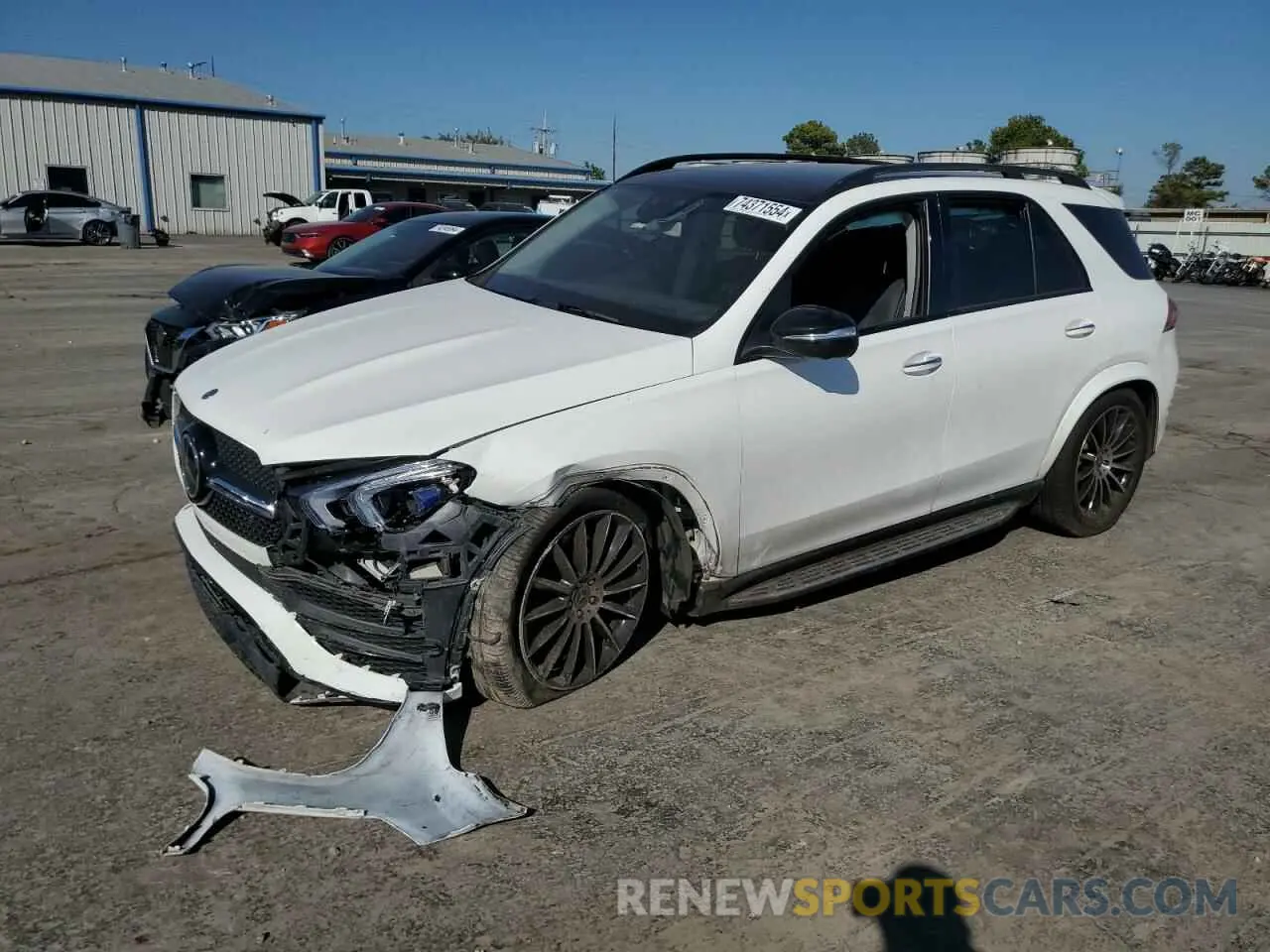 1 Photograph of a damaged car 4JGFB5KBXLA069210 MERCEDES-BENZ GLE-CLASS 2020