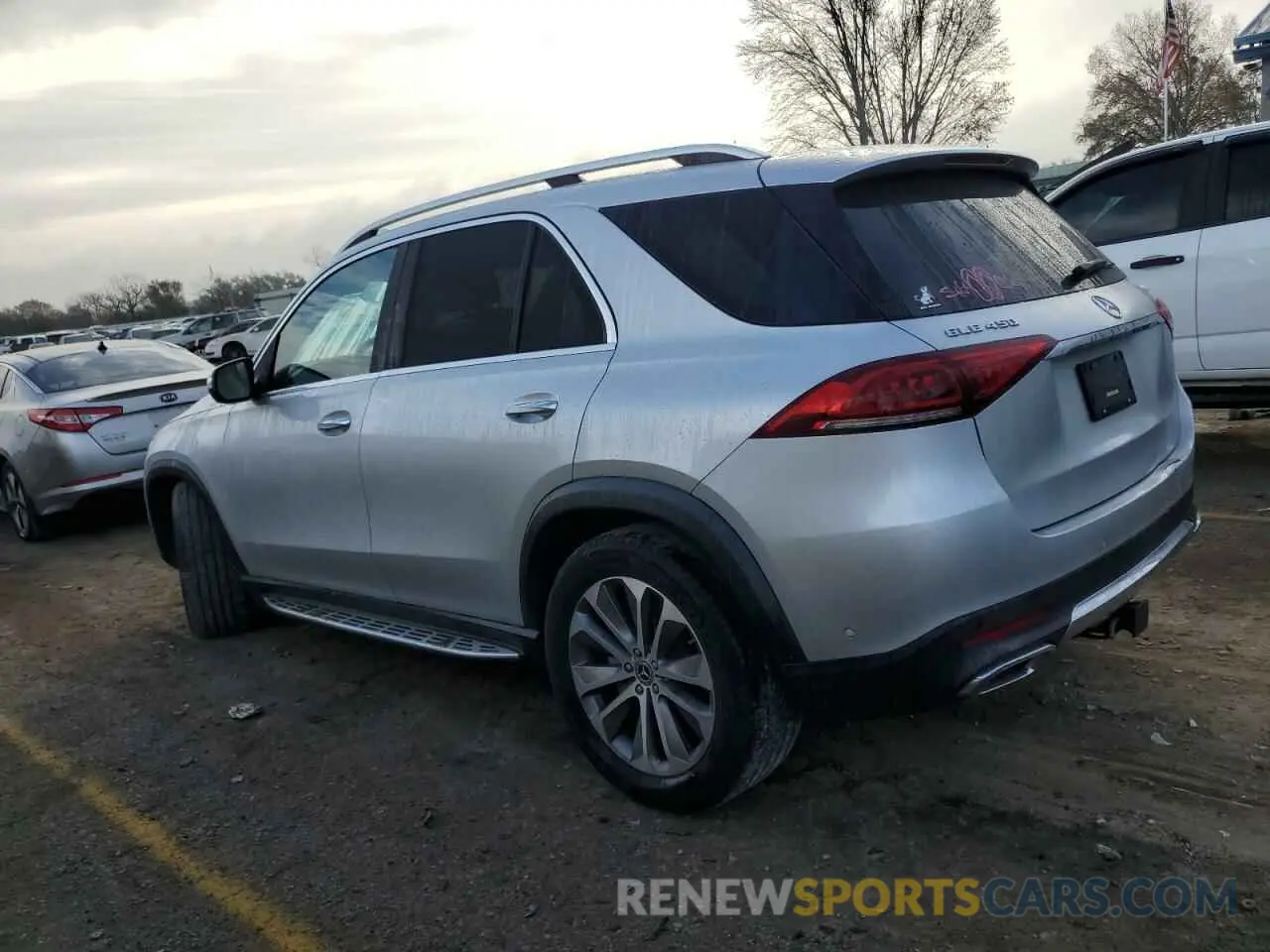 2 Photograph of a damaged car 4JGFB5KBXLA235824 MERCEDES-BENZ GLE-CLASS 2020