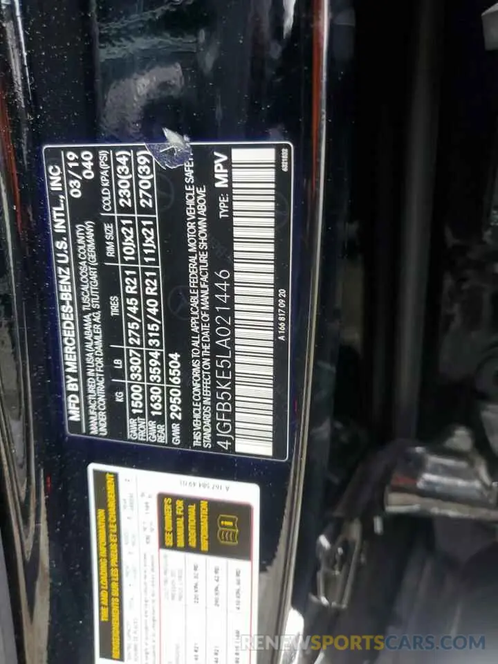 13 Photograph of a damaged car 4JGFB5KE5LA021446 MERCEDES-BENZ GLE-CLASS 2020