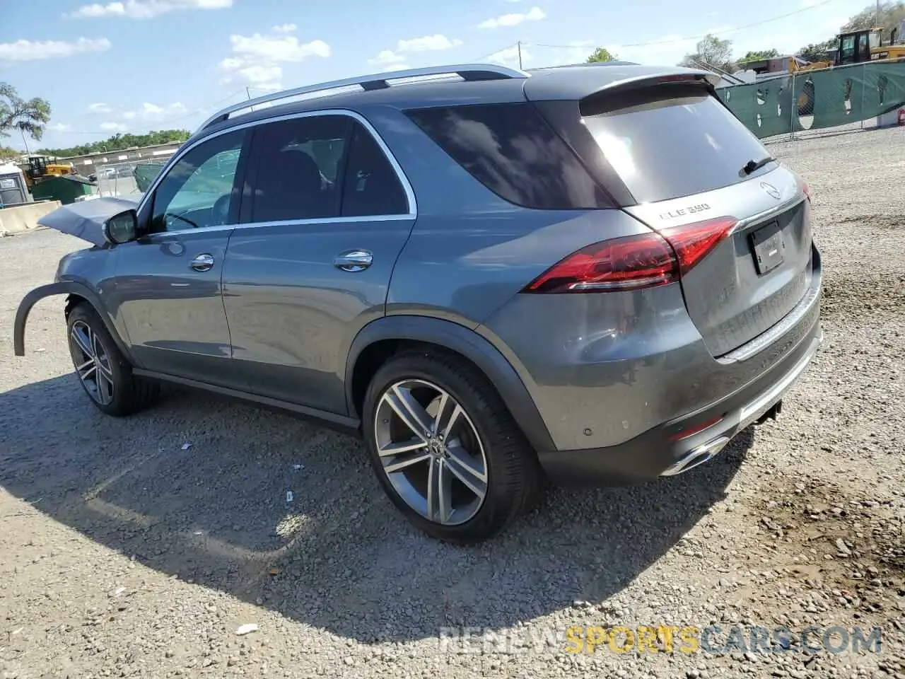 2 Photograph of a damaged car 4JGFB4JB2MA569021 MERCEDES-BENZ GLE-CLASS 2021