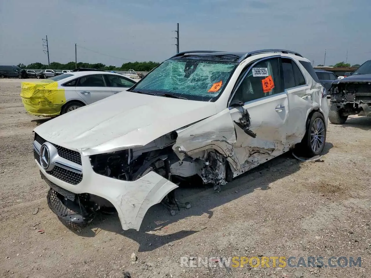 1 Photograph of a damaged car 4JGFB4JB7MA545460 MERCEDES-BENZ GLE-CLASS 2021