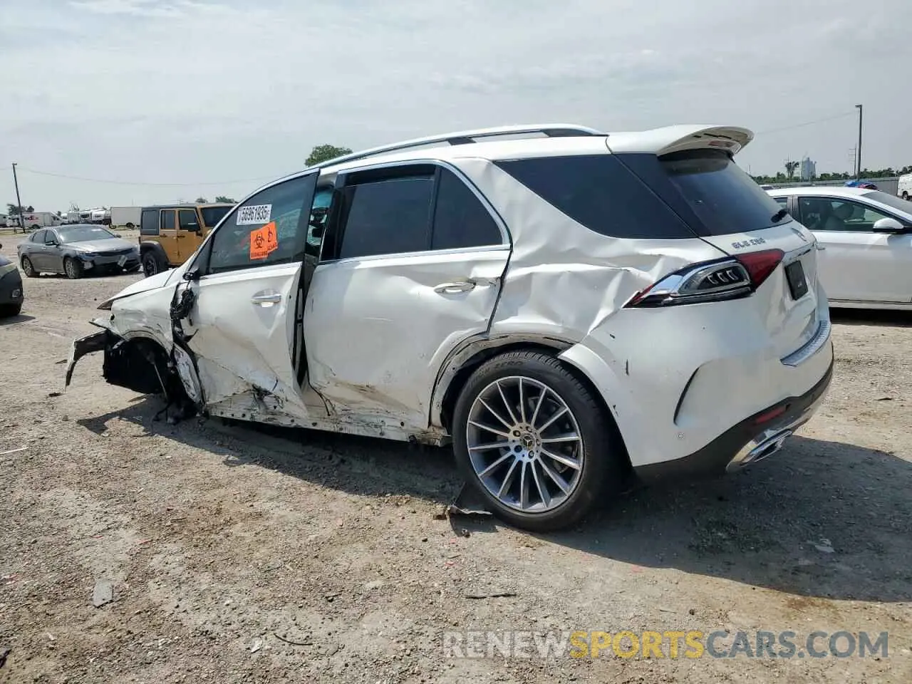 2 Photograph of a damaged car 4JGFB4JB7MA545460 MERCEDES-BENZ GLE-CLASS 2021