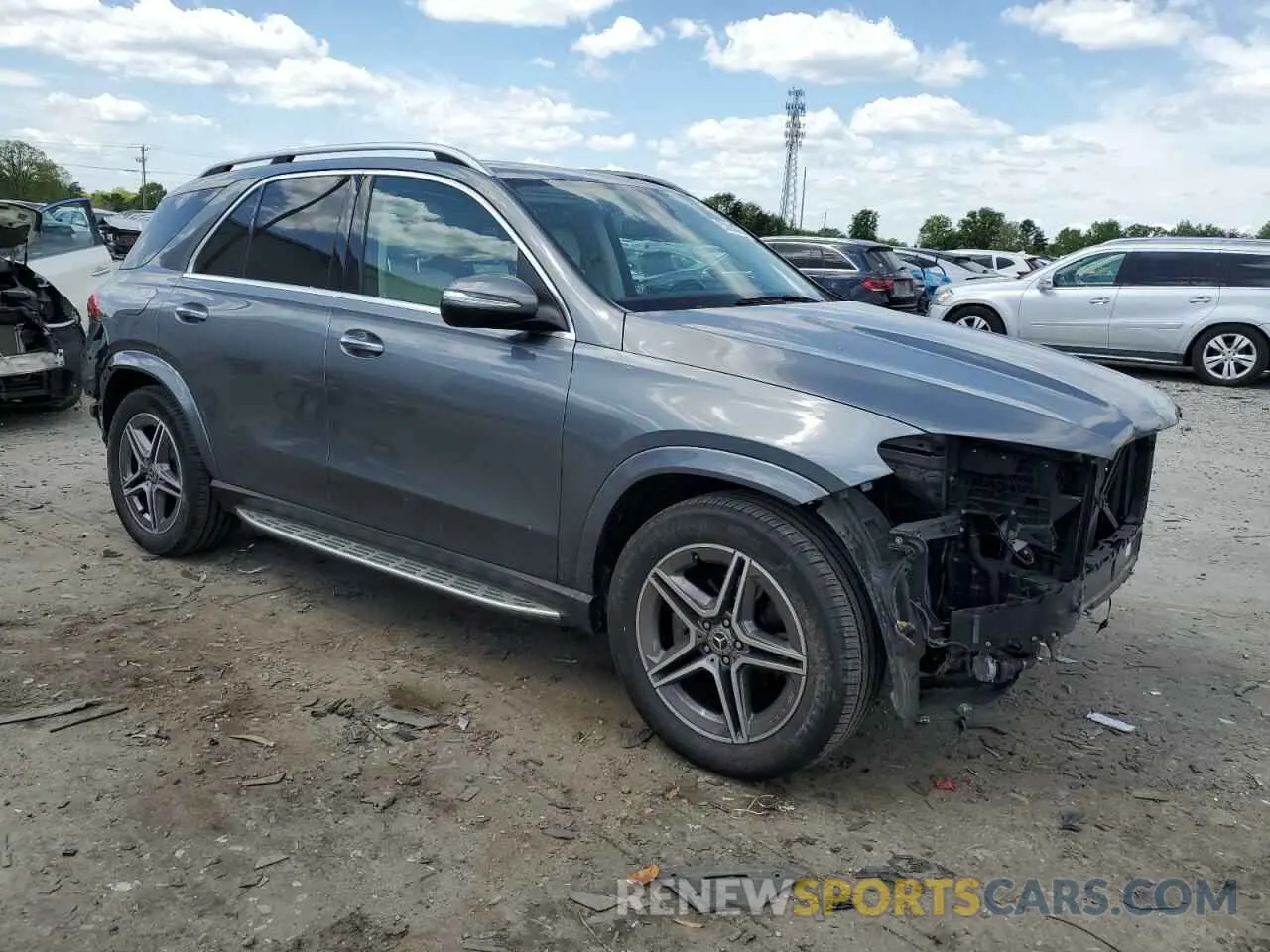 4 Фотография поврежденного автомобиля 4JGFB4KB0MA444260 MERCEDES-BENZ GLE-CLASS 2021