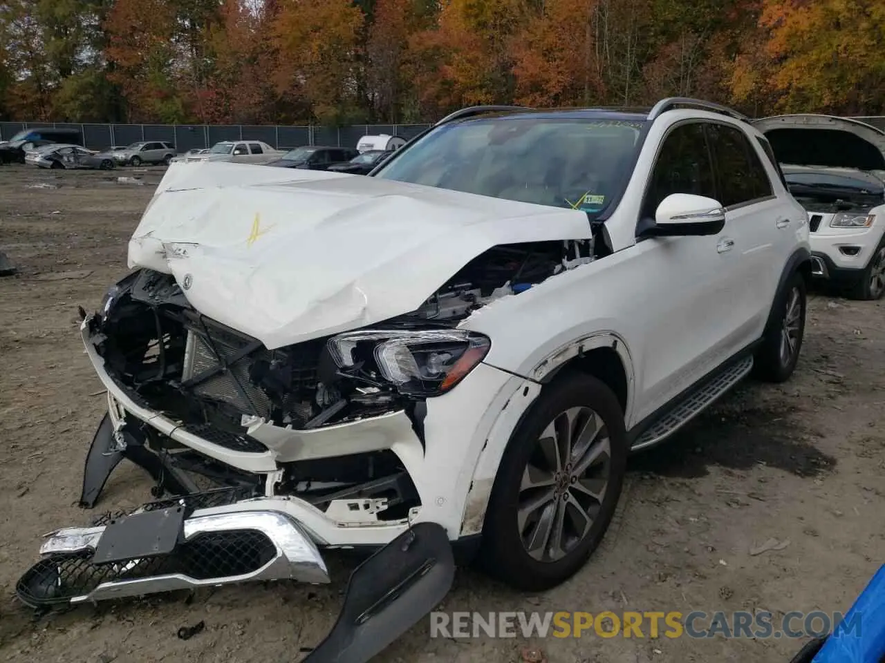 2 Photograph of a damaged car 4JGFB4KB4MA374939 MERCEDES-BENZ GLE-CLASS 2021