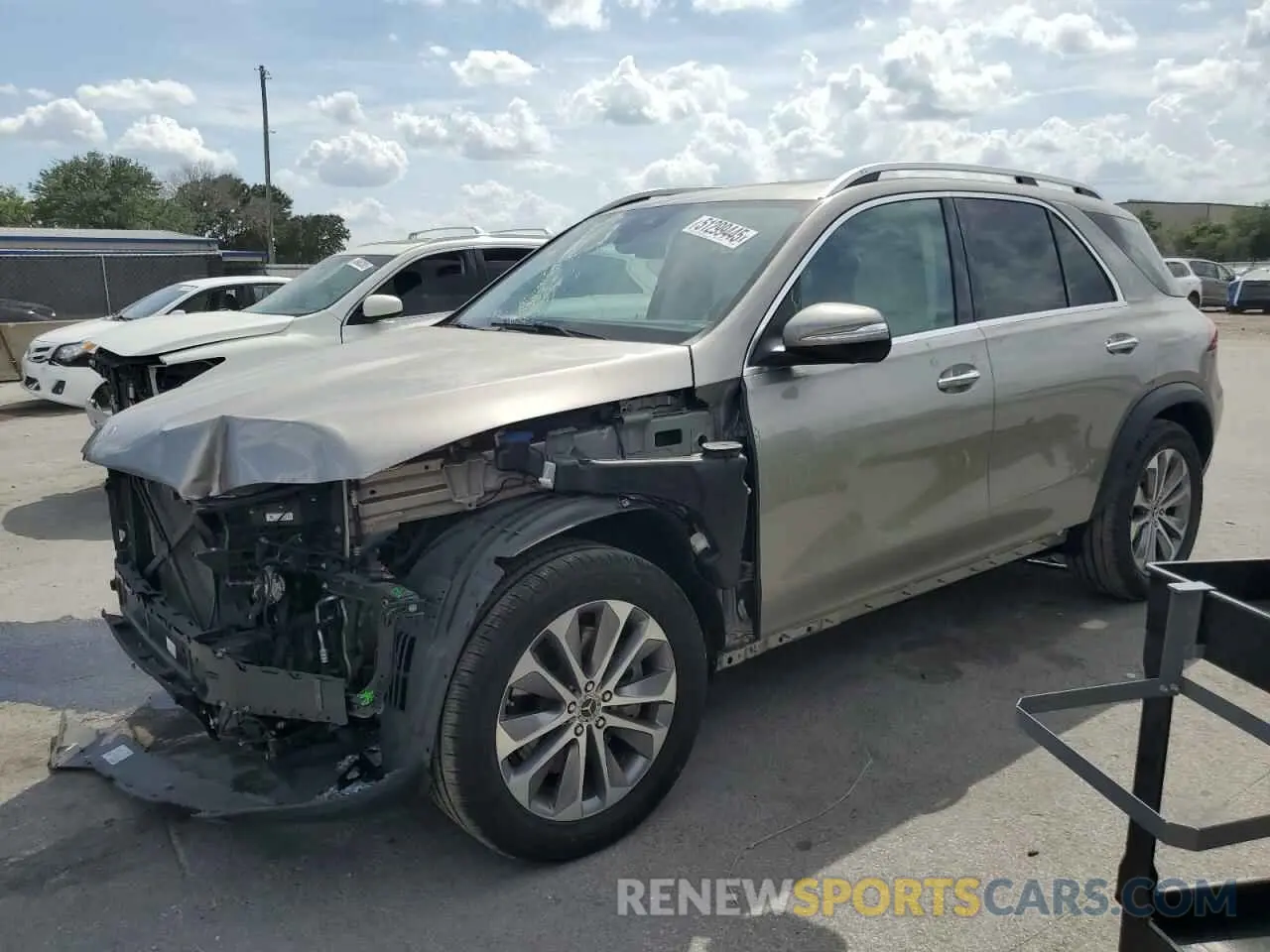 1 Photograph of a damaged car 4JGFB5KB0MA500736 MERCEDES-BENZ GLE-CLASS 2021