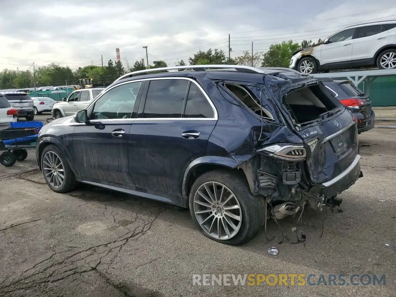 2 Фотография поврежденного автомобиля 4JGFB5KBXMA323998 MERCEDES-BENZ GLE-CLASS 2021