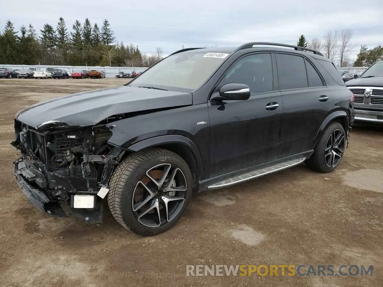 1 Photograph of a damaged car 4JGFB6BB7MA544352 MERCEDES-BENZ GLE-CLASS 2021
