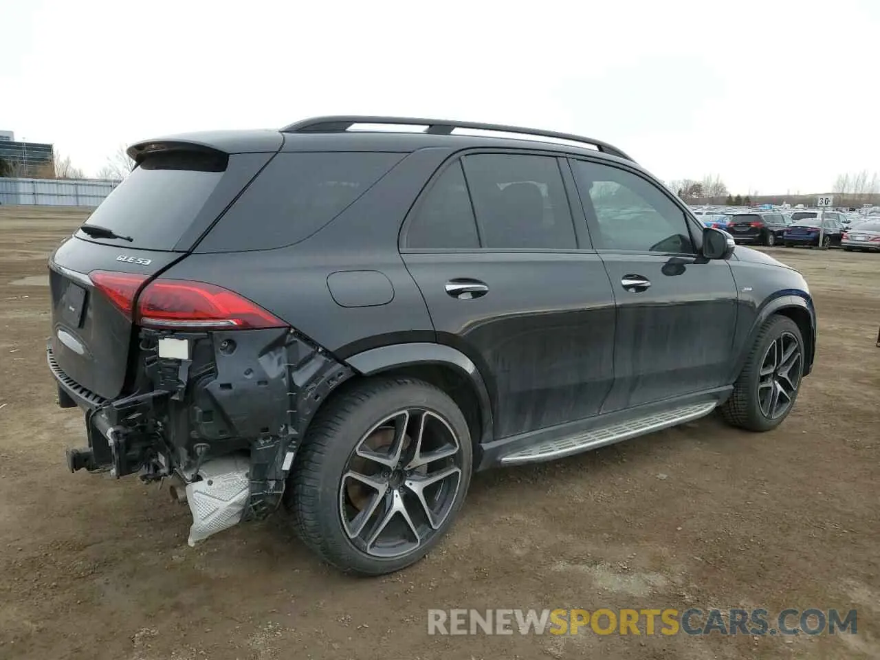 3 Photograph of a damaged car 4JGFB6BB7MA544352 MERCEDES-BENZ GLE-CLASS 2021