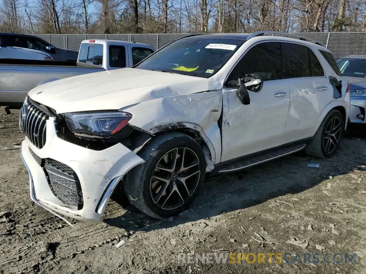 1 Фотография поврежденного автомобиля 4JGFB6BE3MA502996 MERCEDES-BENZ GLE-CLASS 2021