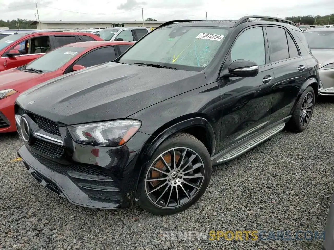 1 Photograph of a damaged car 4JGFB8GEXMA443353 MERCEDES-BENZ GLE-CLASS 2021