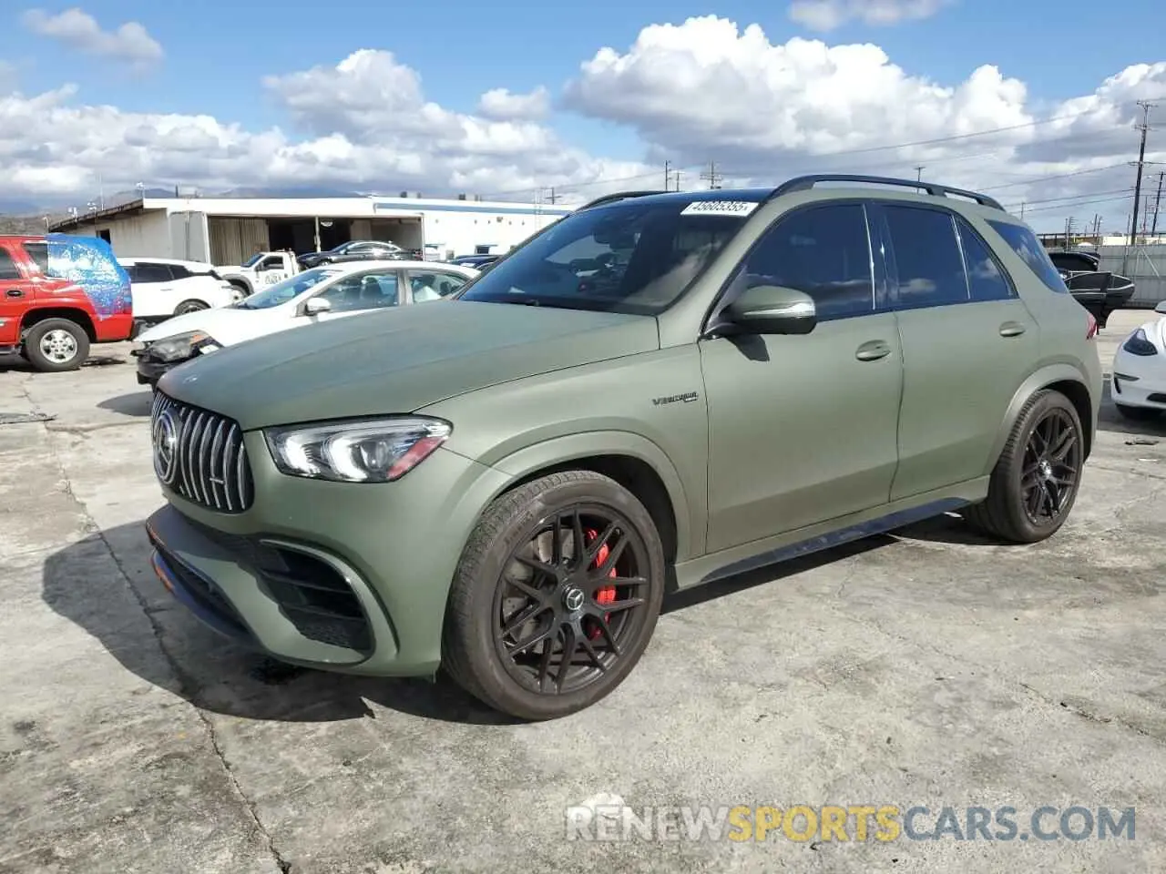 1 Photograph of a damaged car 4JGFB8KB5MA151803 MERCEDES-BENZ GLE-CLASS 2021